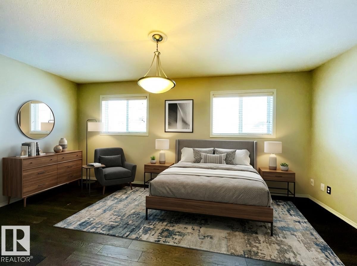 Virtually staged. - 78 230 Edwards Drive, Edmonton, AB - Indoor Photo Showing Bedroom