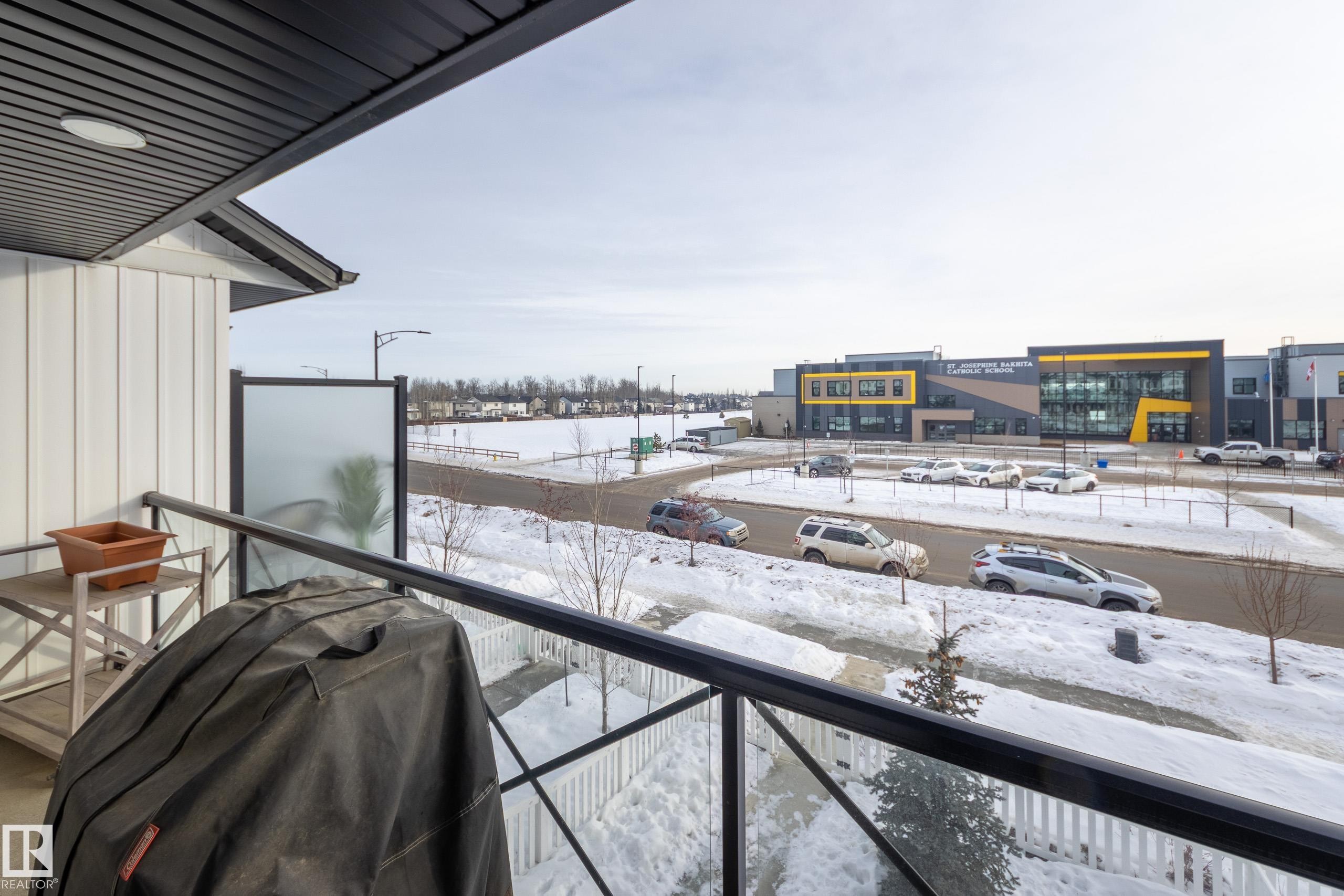 158 Secord Drive, Edmonton, AB - Outdoor With Balcony With View