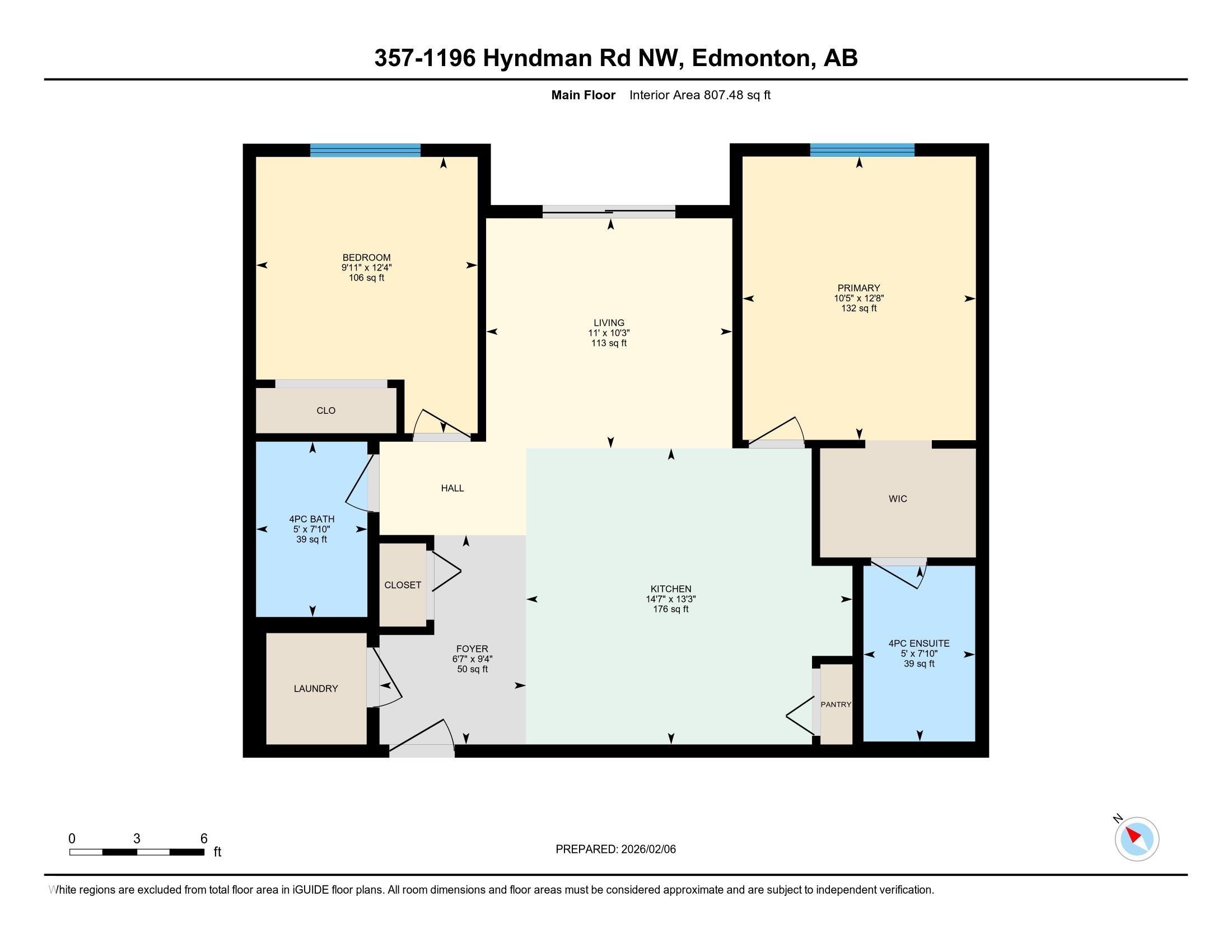 View of property floor plan - 357 1196 Hyndman Road, Edmonton, AB - Other