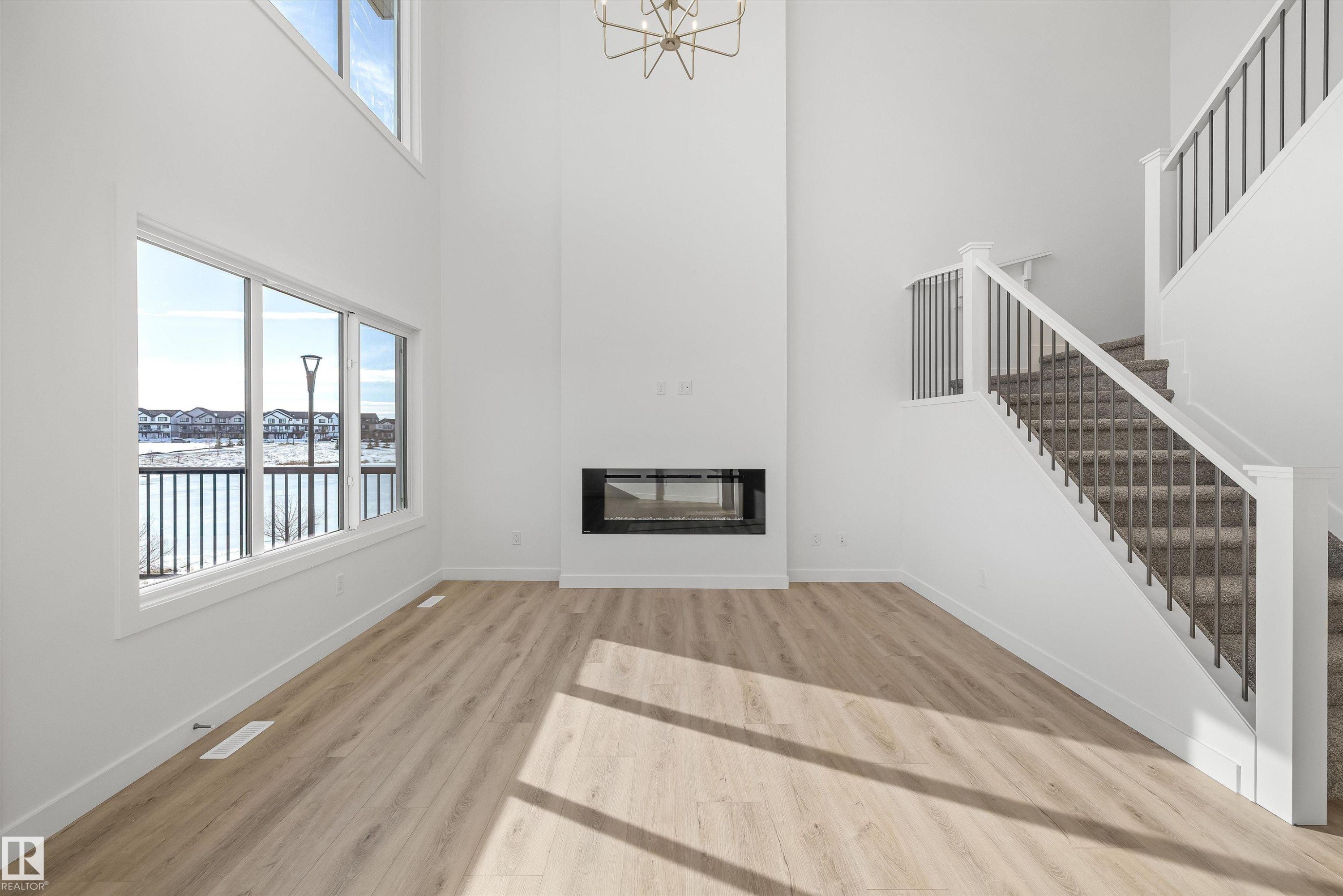 2804 191 Street, Edmonton, AB - Indoor Photo Showing Other Room With Fireplace