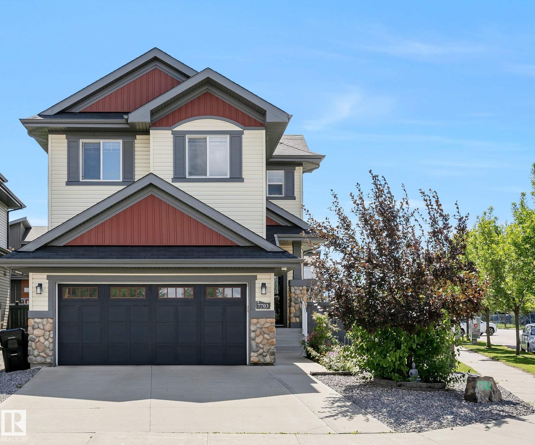 7703 Getty Wynd, Edmonton, AB - Outdoor With Facade