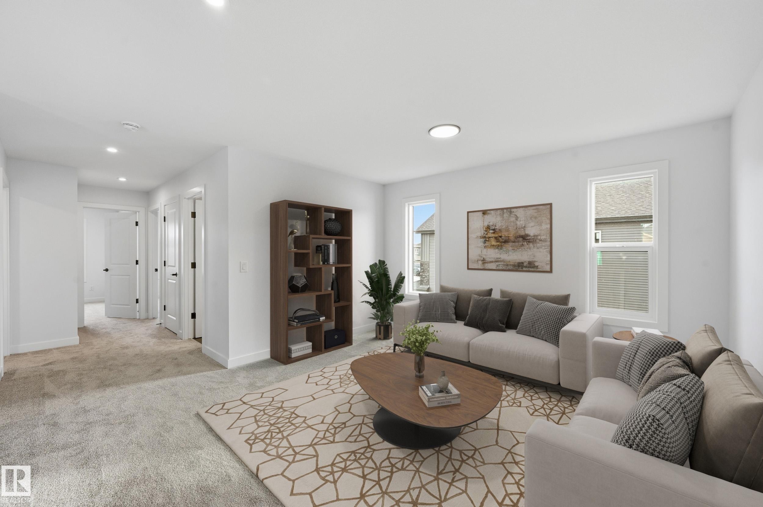 15 Gable Common, Spruce Grove, AB - Indoor Photo Showing Living Room