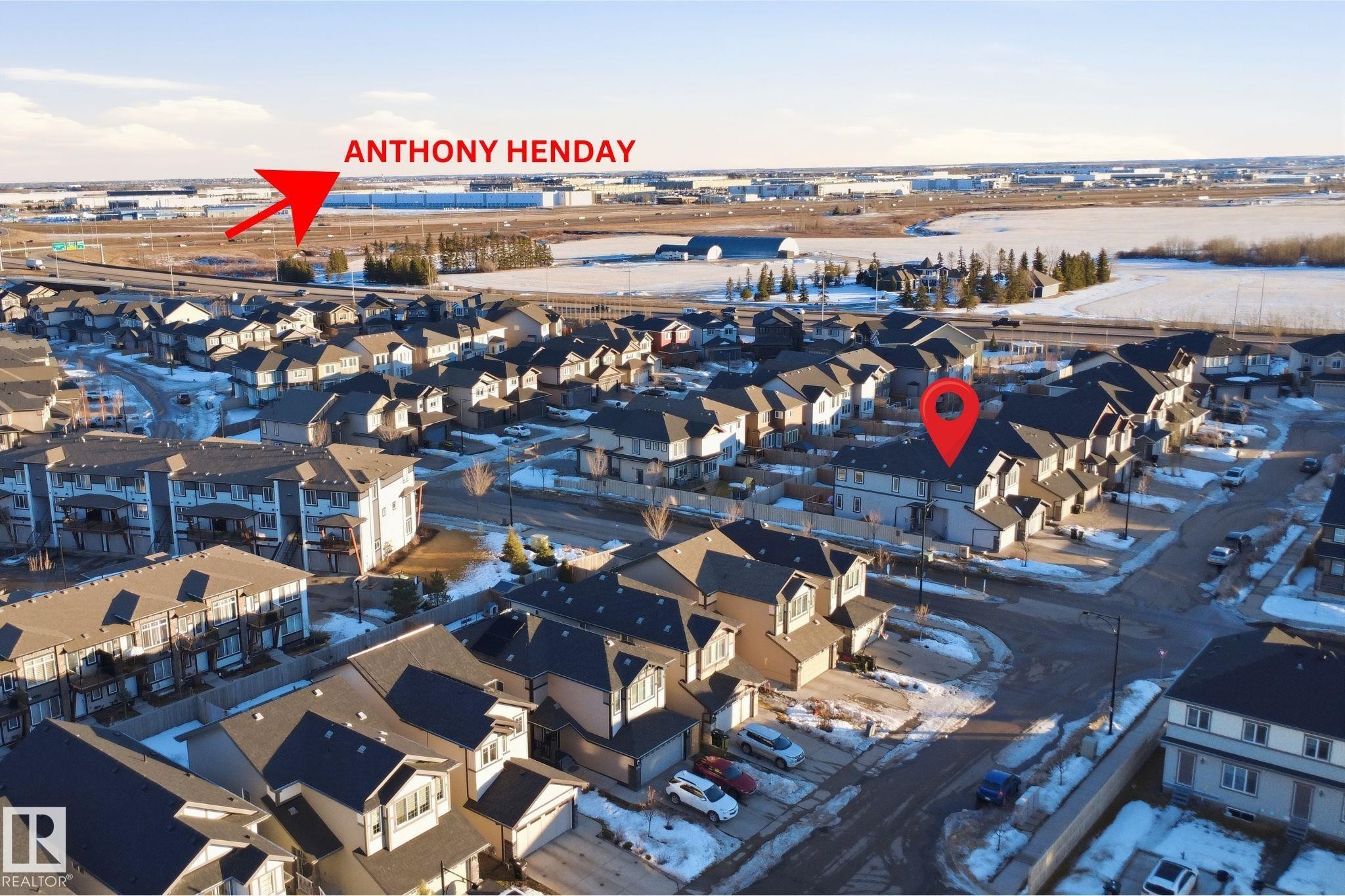 View of property location - 5003 Andison Close, Edmonton, AB - Outdoor With View