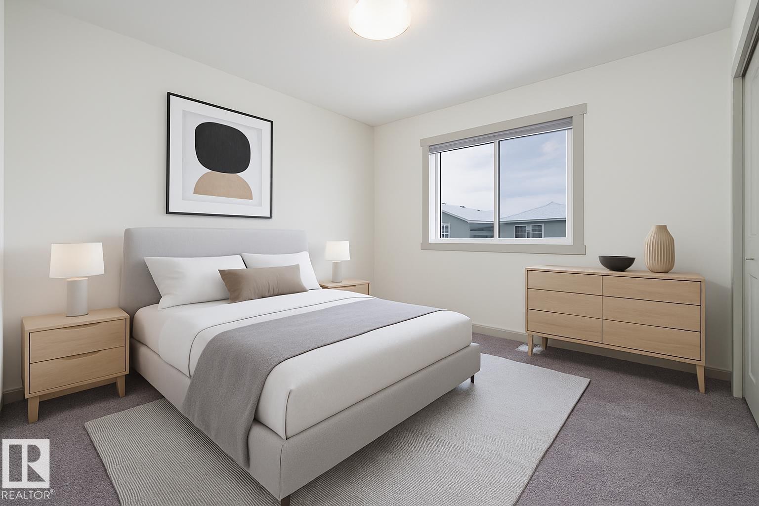 Carpeted bedroom with baseboards - 2330 Kelly Circle, Edmonton, AB - Indoor Photo Showing Bedroom