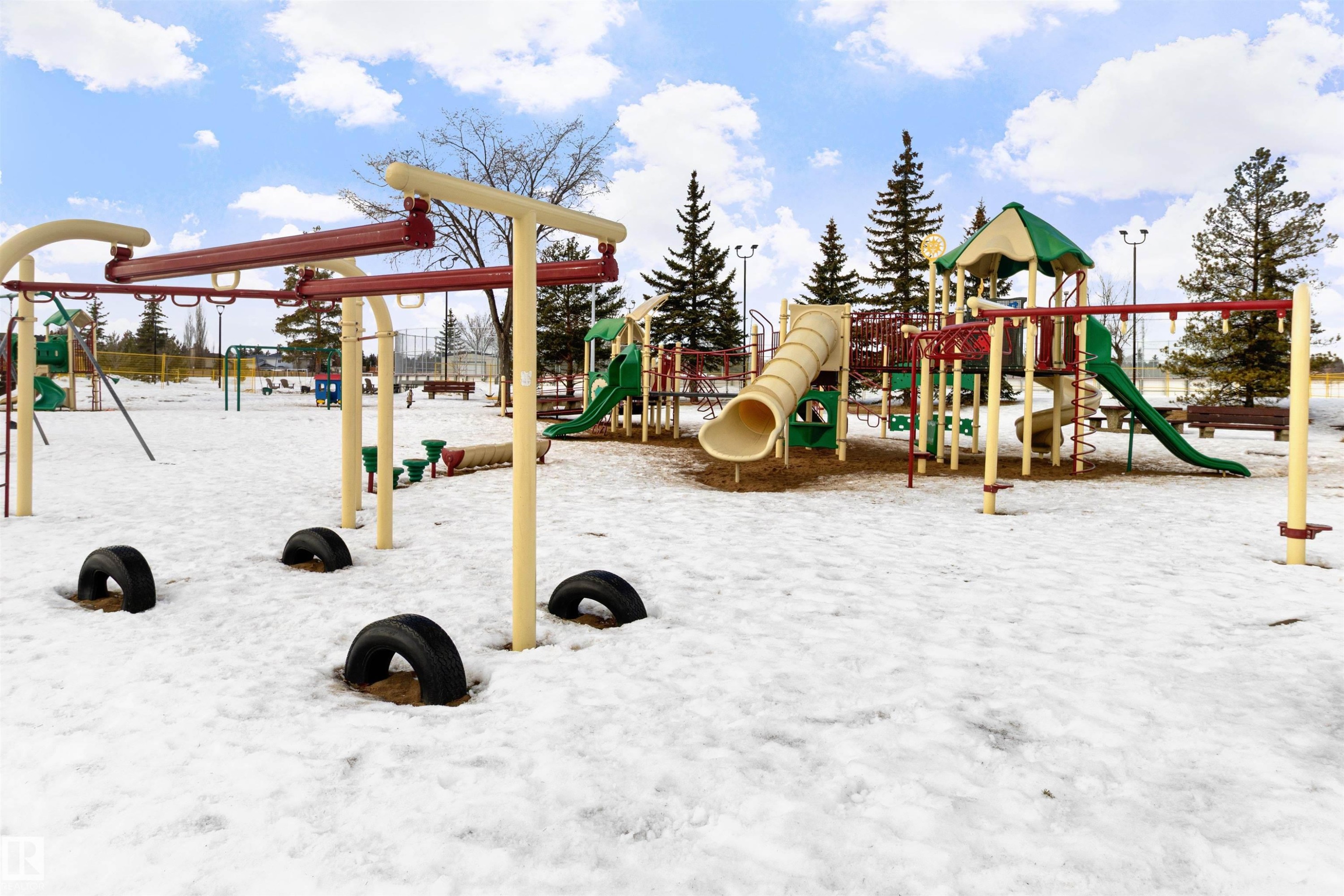 View of community playground - 519 Buchanan Road, Edmonton, AB - Outdoor