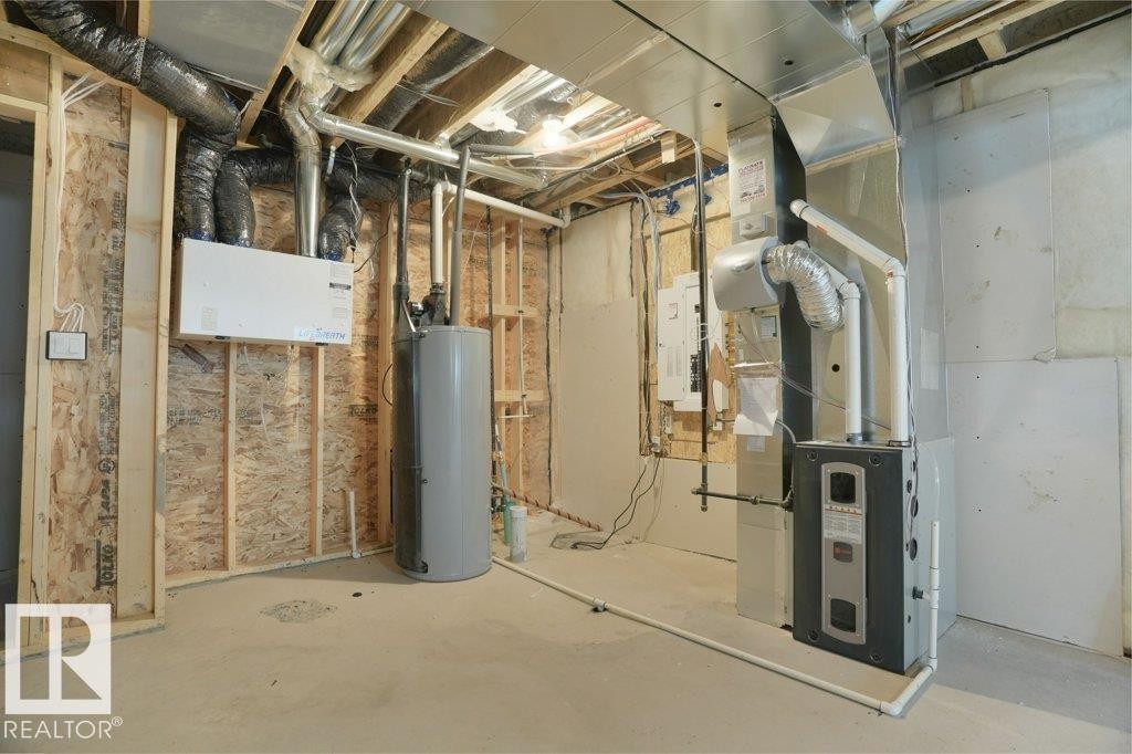 8447 Mayday Link, Edmonton, AB - Indoor Photo Showing Basement