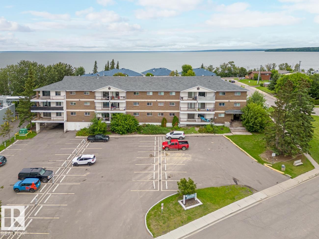 102 104 10 Street, Cold Lake, AB - Outdoor With Body Of Water With Balcony With View