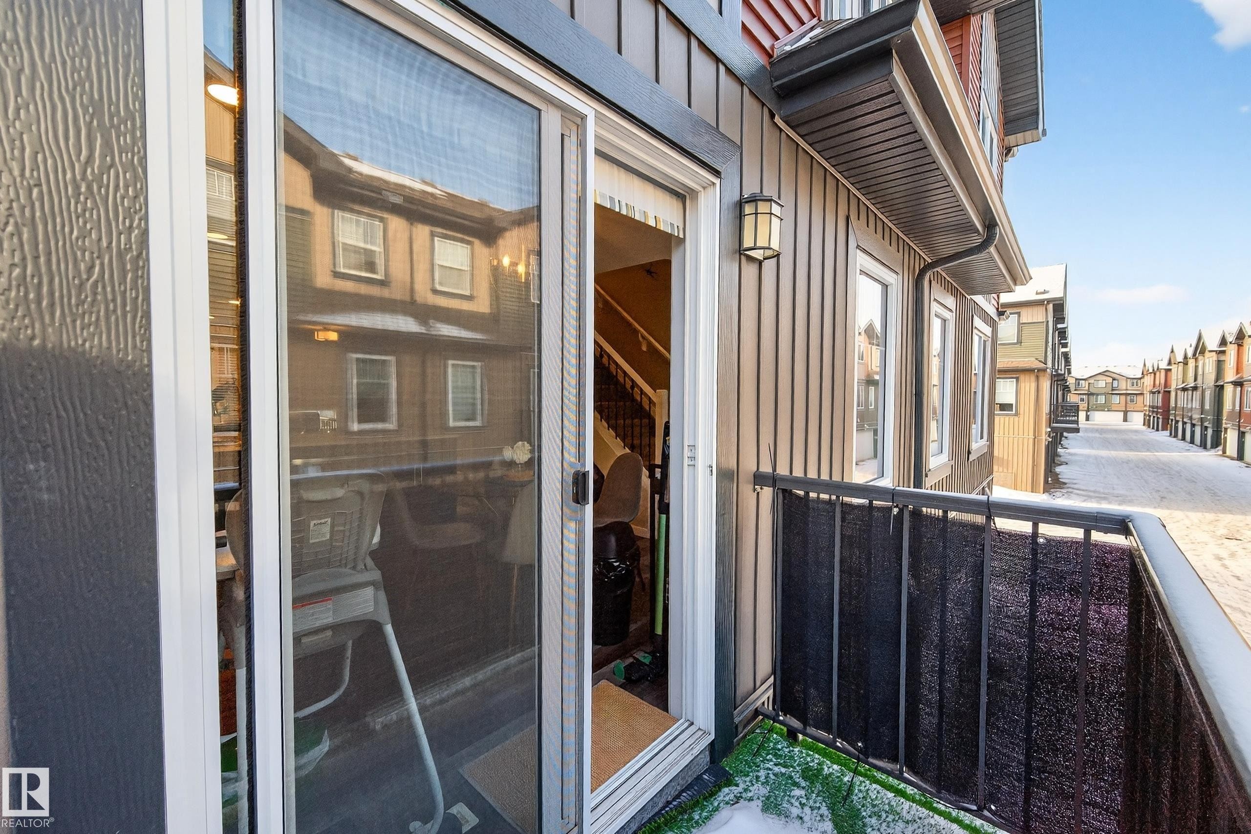 View of balcony - 103 3305 Orchards Link Link, Edmonton, AB - Outdoor With Balcony With Exterior