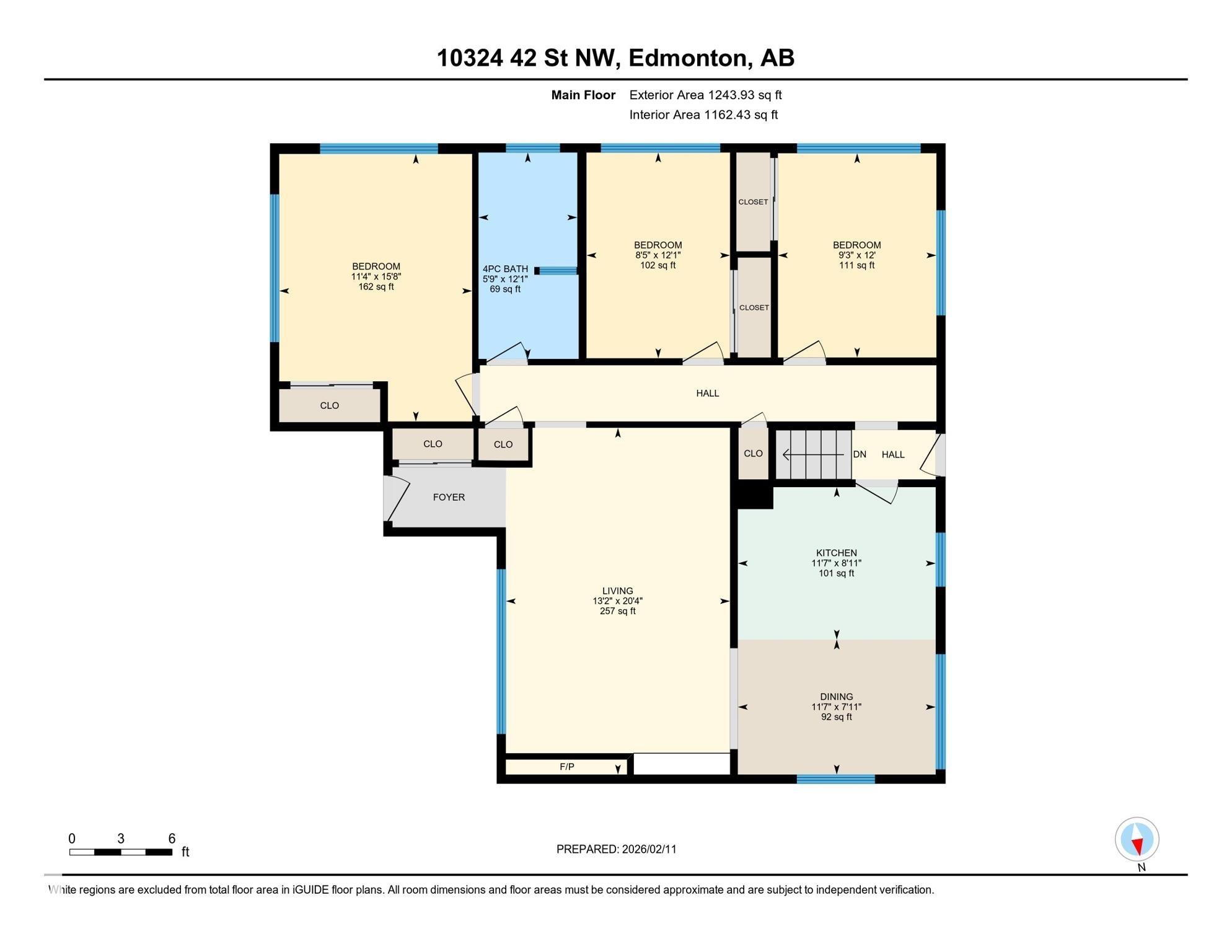 View of home floor plan - 10324 42 Street, Edmonton, AB - Other