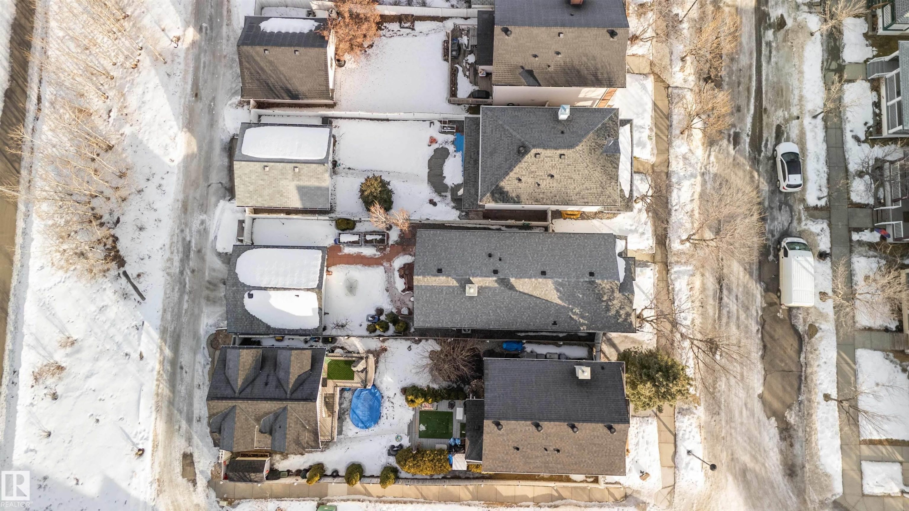 Aerial perspective of suburban area - 1706 Turvey Bend, Edmonton, AB - Outdoor With View