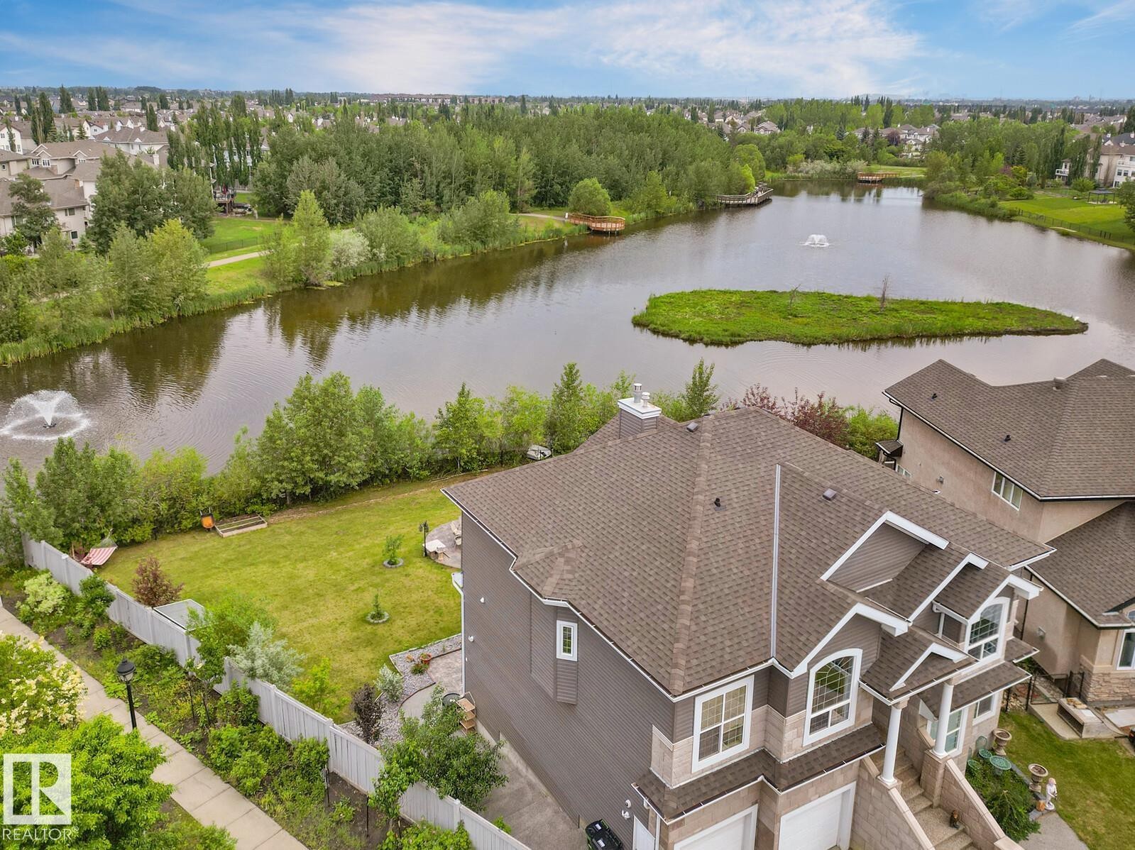 251 Galland Close, Edmonton, AB - Outdoor With Body Of Water With View
