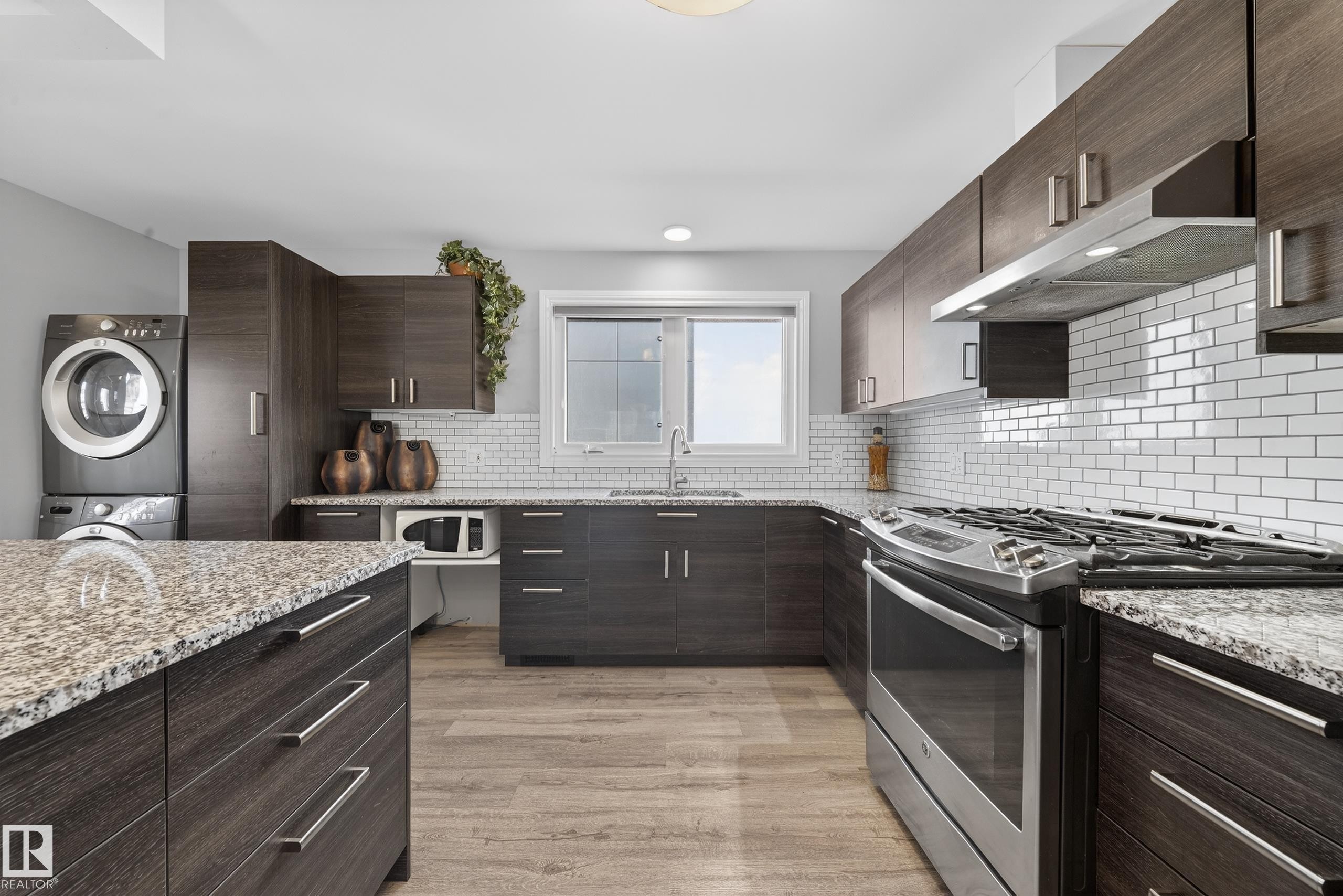 9521 109 Avenue, Edmonton, AB - Indoor Photo Showing Kitchen With Upgraded Kitchen