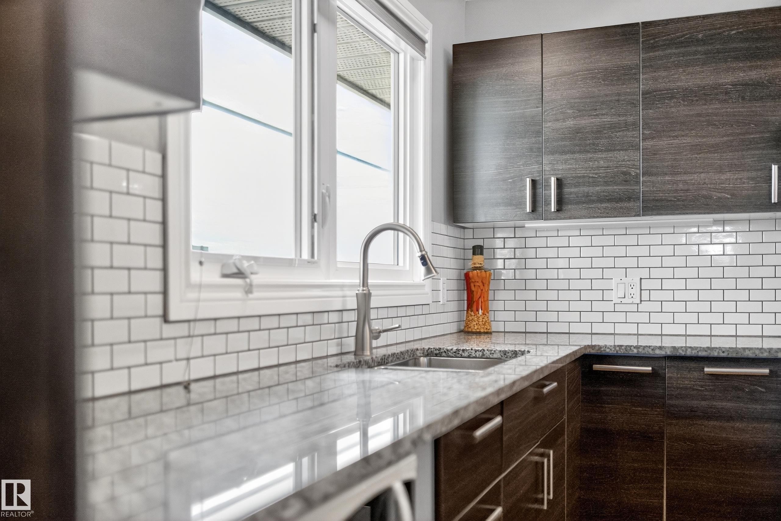 9521 109 Avenue, Edmonton, AB - Indoor Photo Showing Kitchen With Upgraded Kitchen