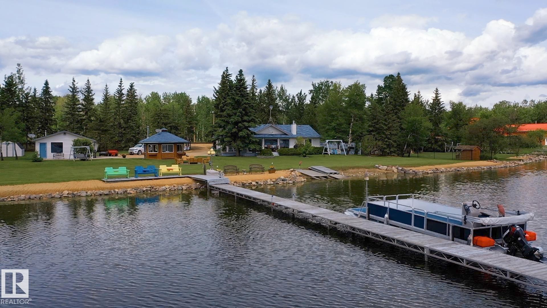 3013A Twp Rd 574, Rural Barrhead County, AB - Outdoor With Body Of Water