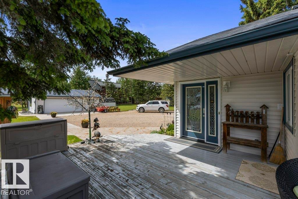 3013A Twp Rd 574, Rural Barrhead County, AB - Outdoor With Deck Patio Veranda With Exterior