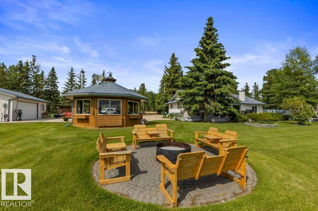 3013A Twp Rd 574, Rural Barrhead County, AB - Outdoor With Deck Patio Veranda With Backyard