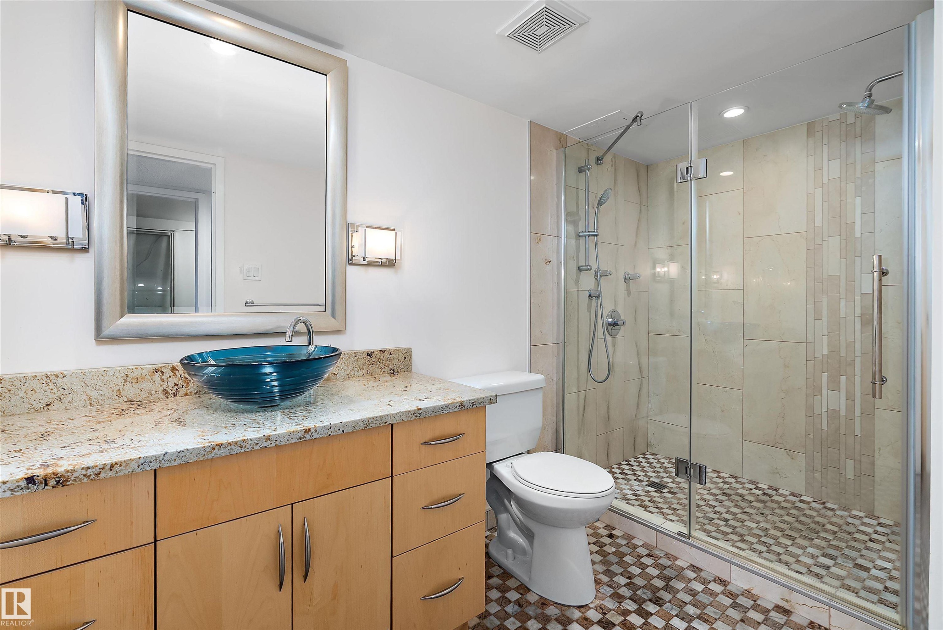 203 9929 Saskatchewan Drive, Edmonton, AB - Indoor Photo Showing Bathroom
