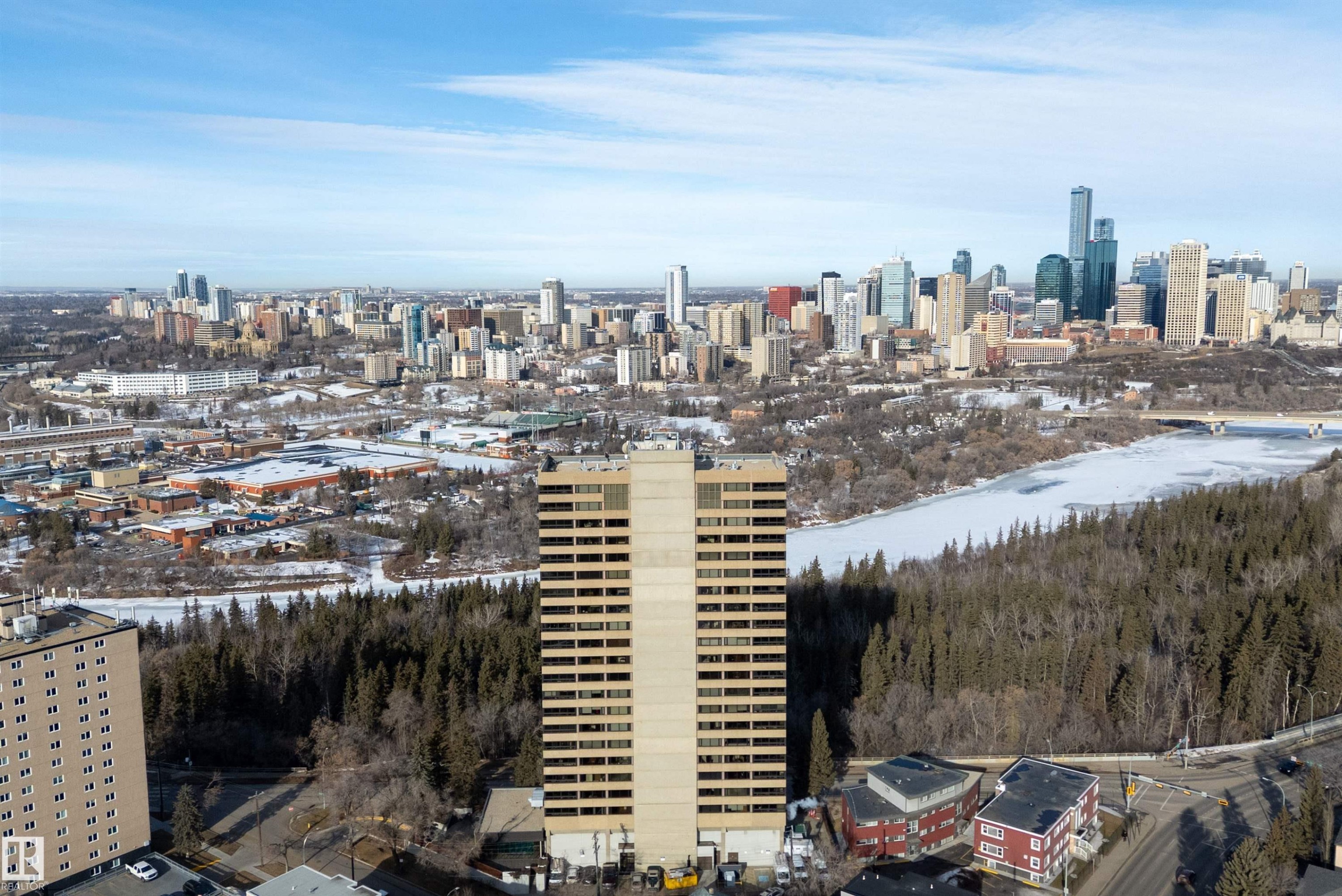 203 9929 Saskatchewan Drive, Edmonton, AB - Outdoor With View