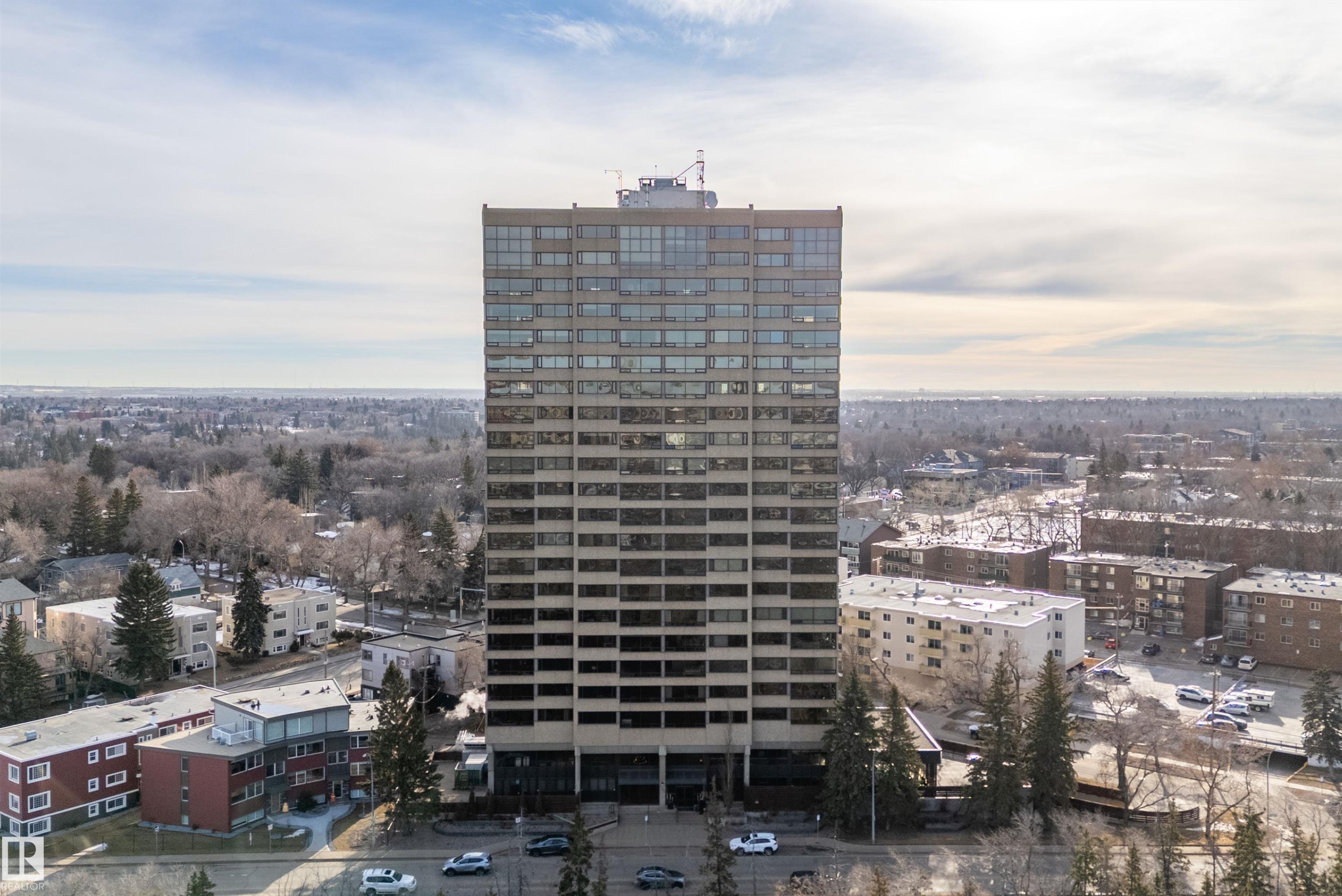 203 9929 Saskatchewan Drive, Edmonton, AB - Outdoor With View