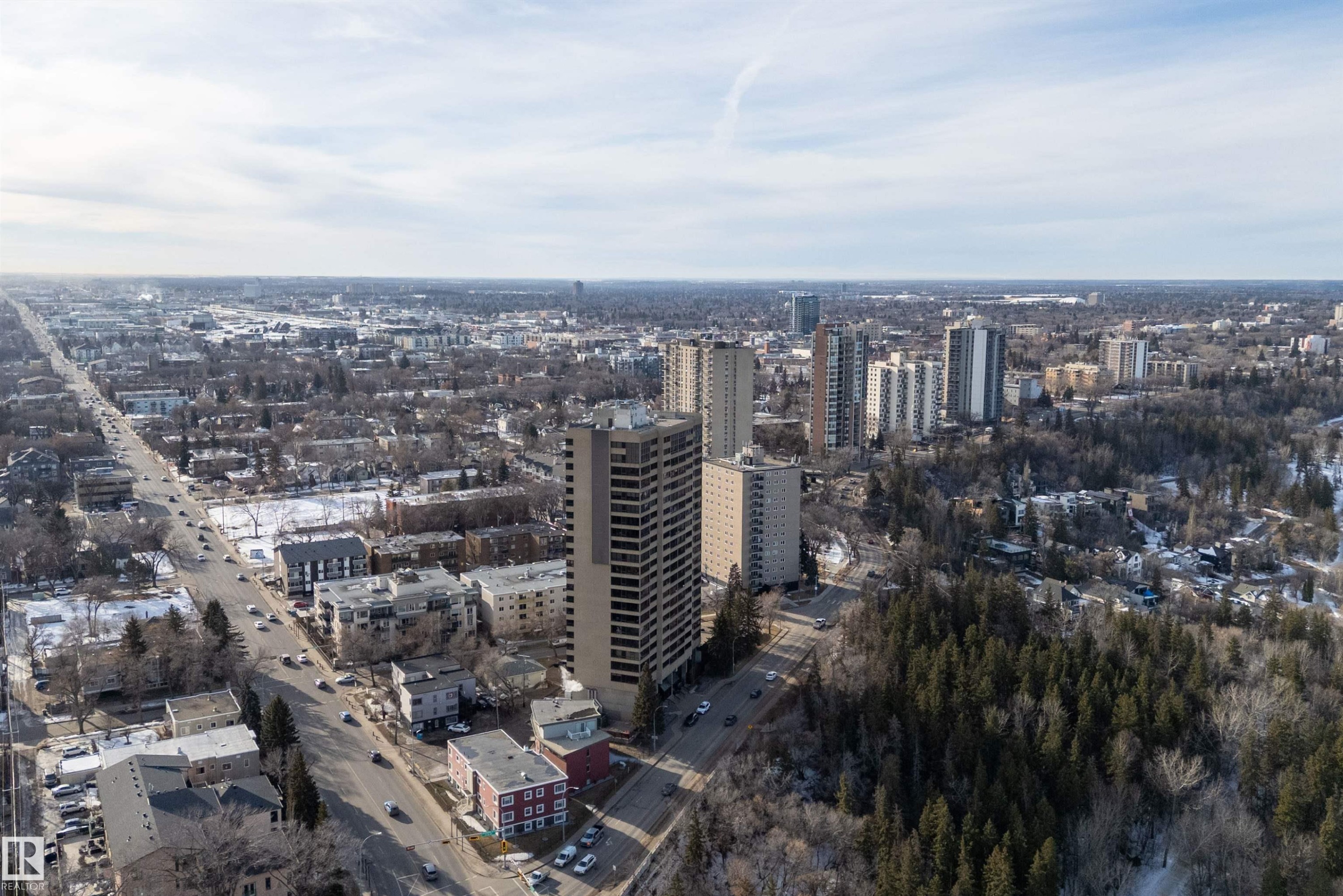 203 9929 Saskatchewan Drive, Edmonton, AB - Outdoor With View