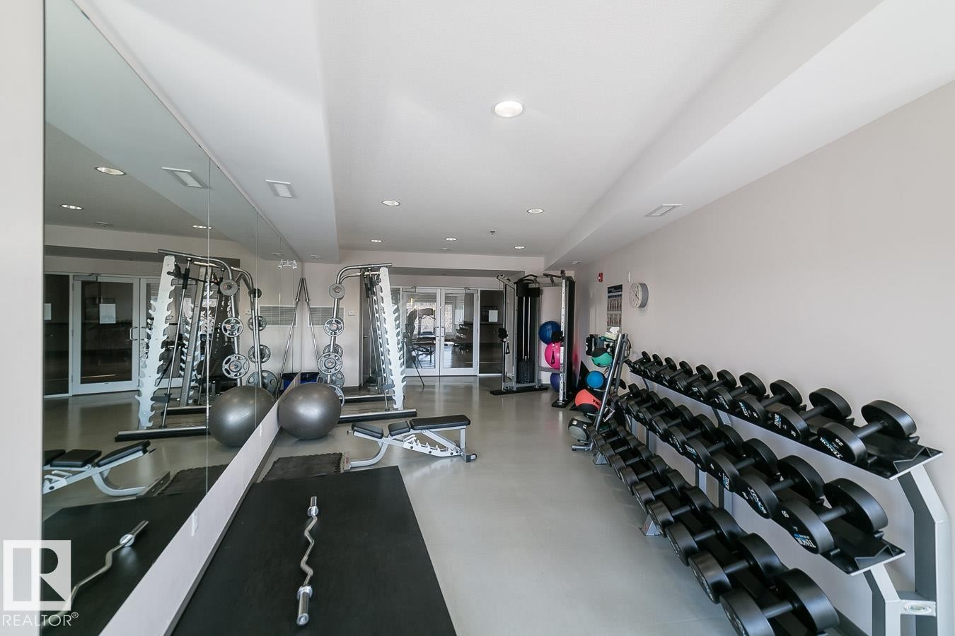 219 35 Sturgeon Road, St. Albert, AB - Indoor Photo Showing Gym Room