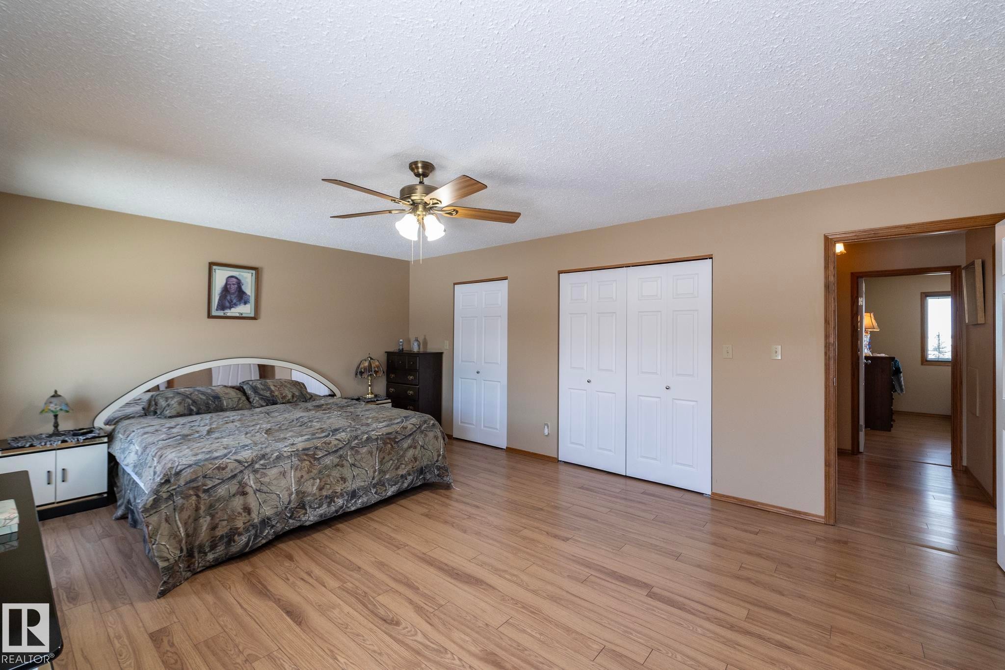 More than adequate space here......no matter what size furniture! - 57524 Range Road 270, Rural Westlock County, AB - Indoor Photo Showing Bedroom