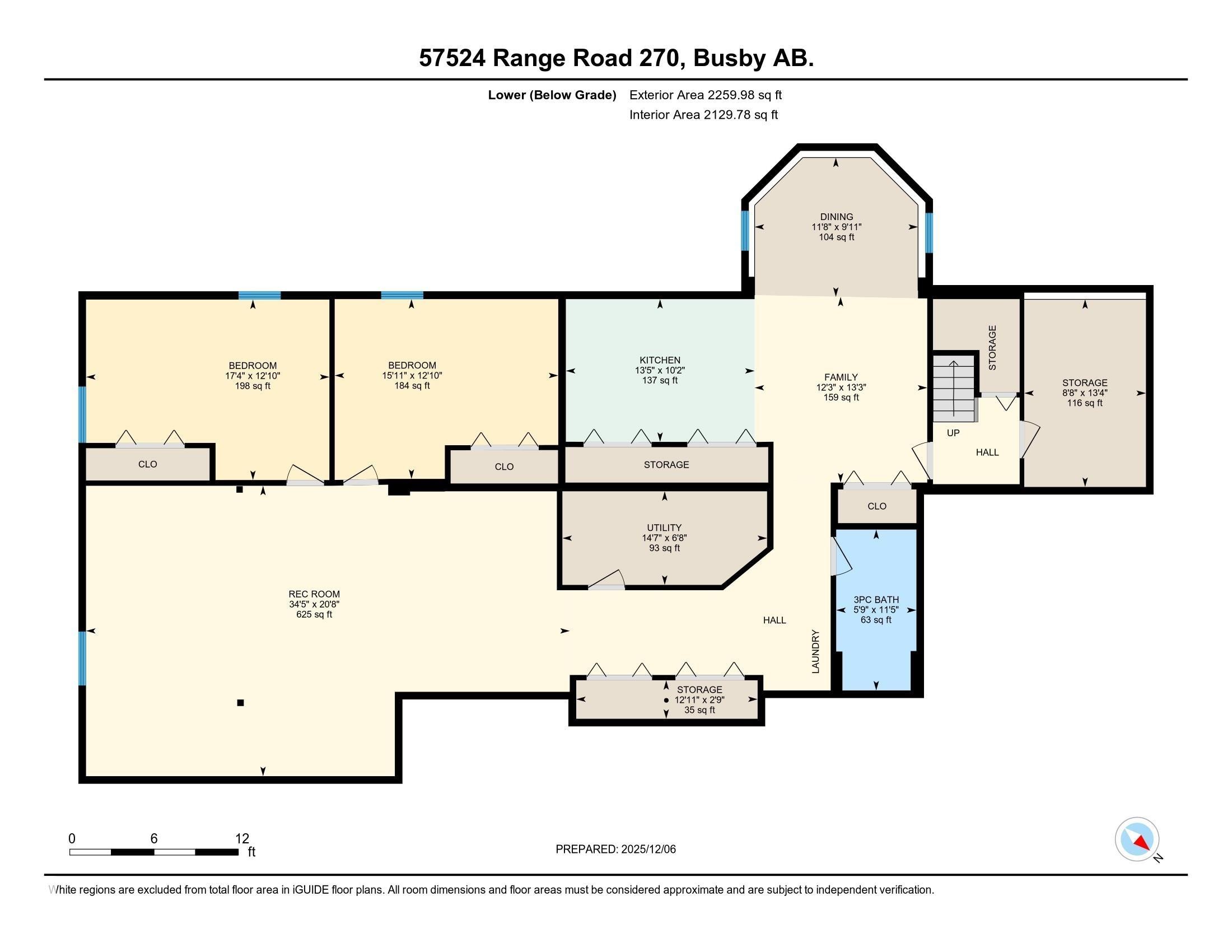 RMS measured rooms on lower level of the home - 57524 Range Road 270, Rural Westlock County, AB - Other