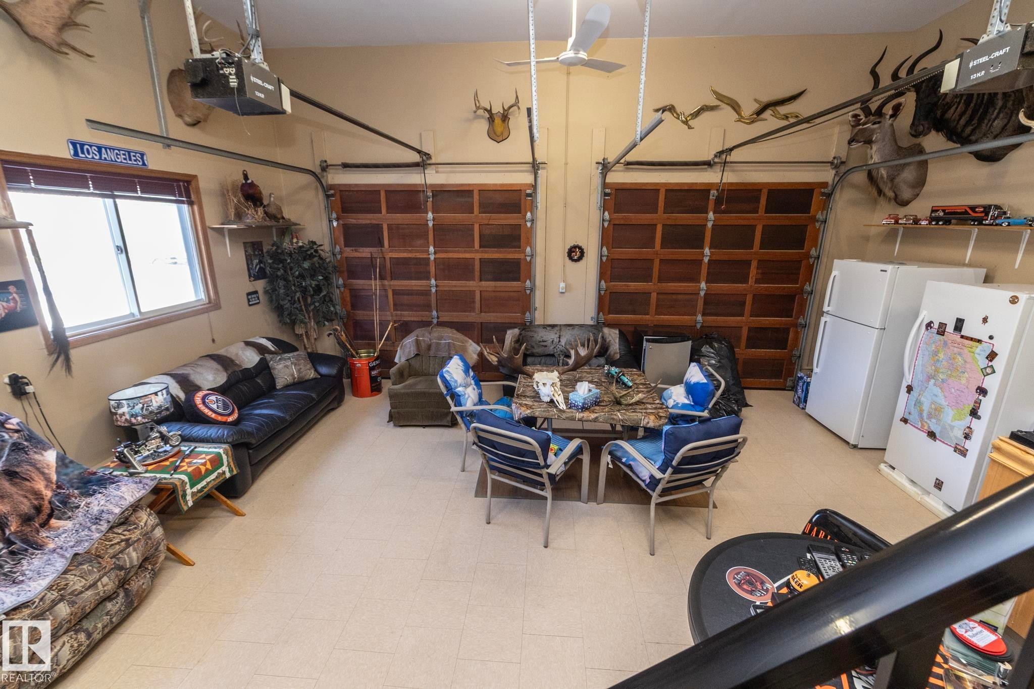 Presently the "Man Cave" - 57524 Range Road 270, Rural Westlock County, AB - Indoor Photo Showing Garage