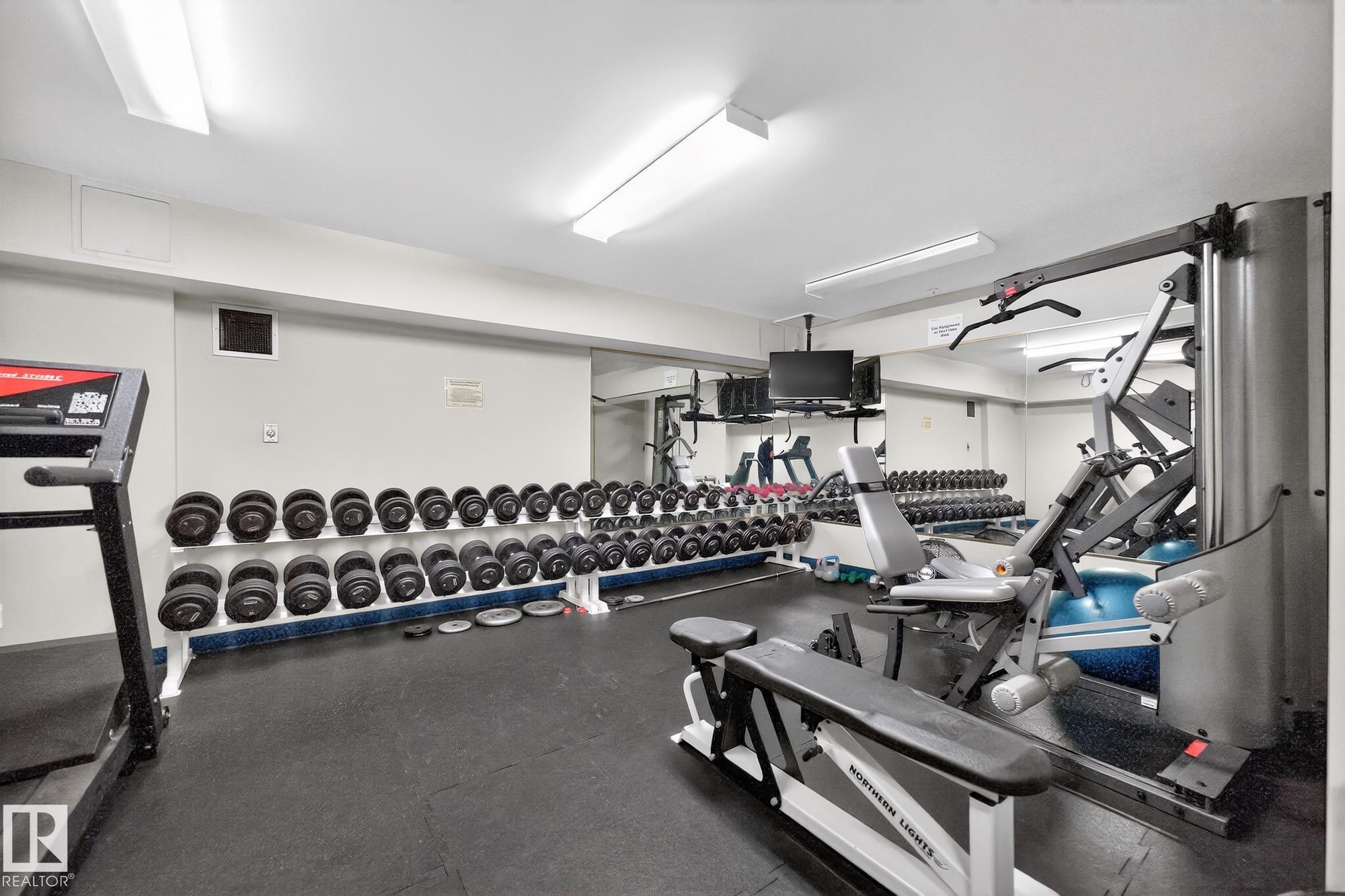 108 10403 98 Avenue, Edmonton, AB - Indoor Photo Showing Gym Room