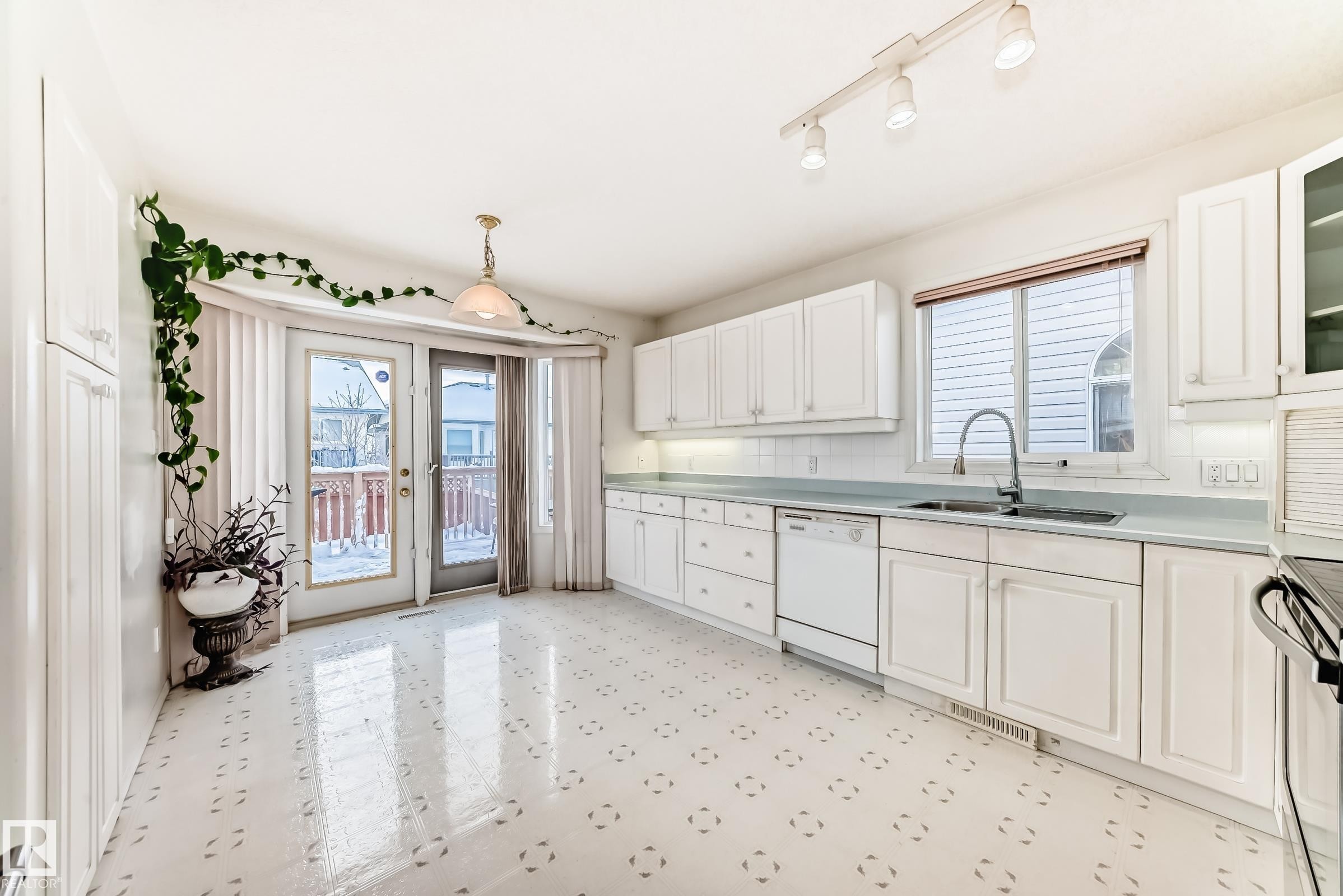 8317 171A Avenue, Edmonton, AB - Indoor Photo Showing Kitchen With Double Sink