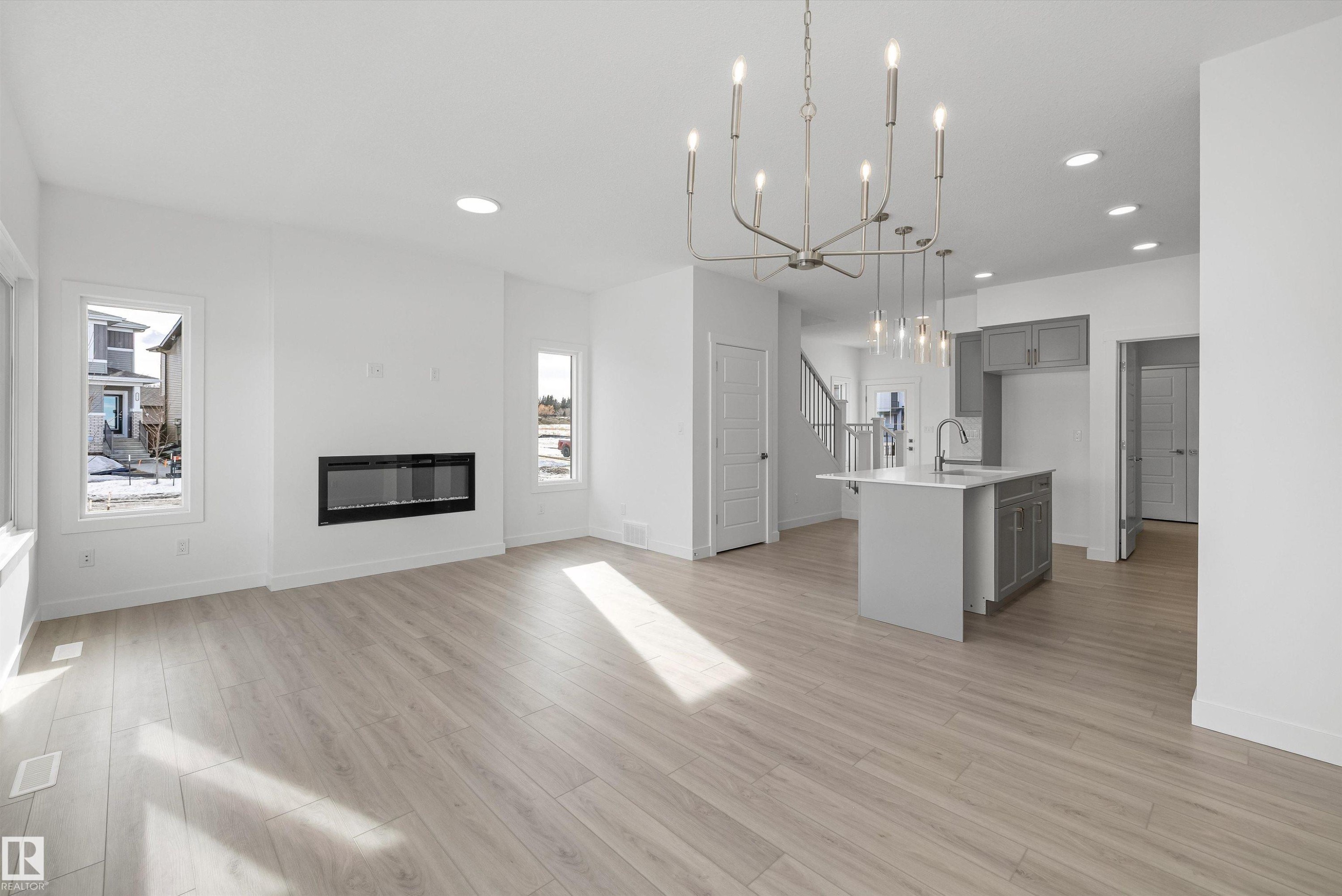 4503 Warbler Loop, Edmonton, AB - Indoor With Fireplace