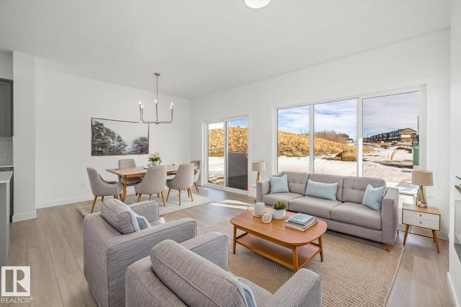 4503 Warbler Loop, Edmonton, AB - Indoor Photo Showing Living Room