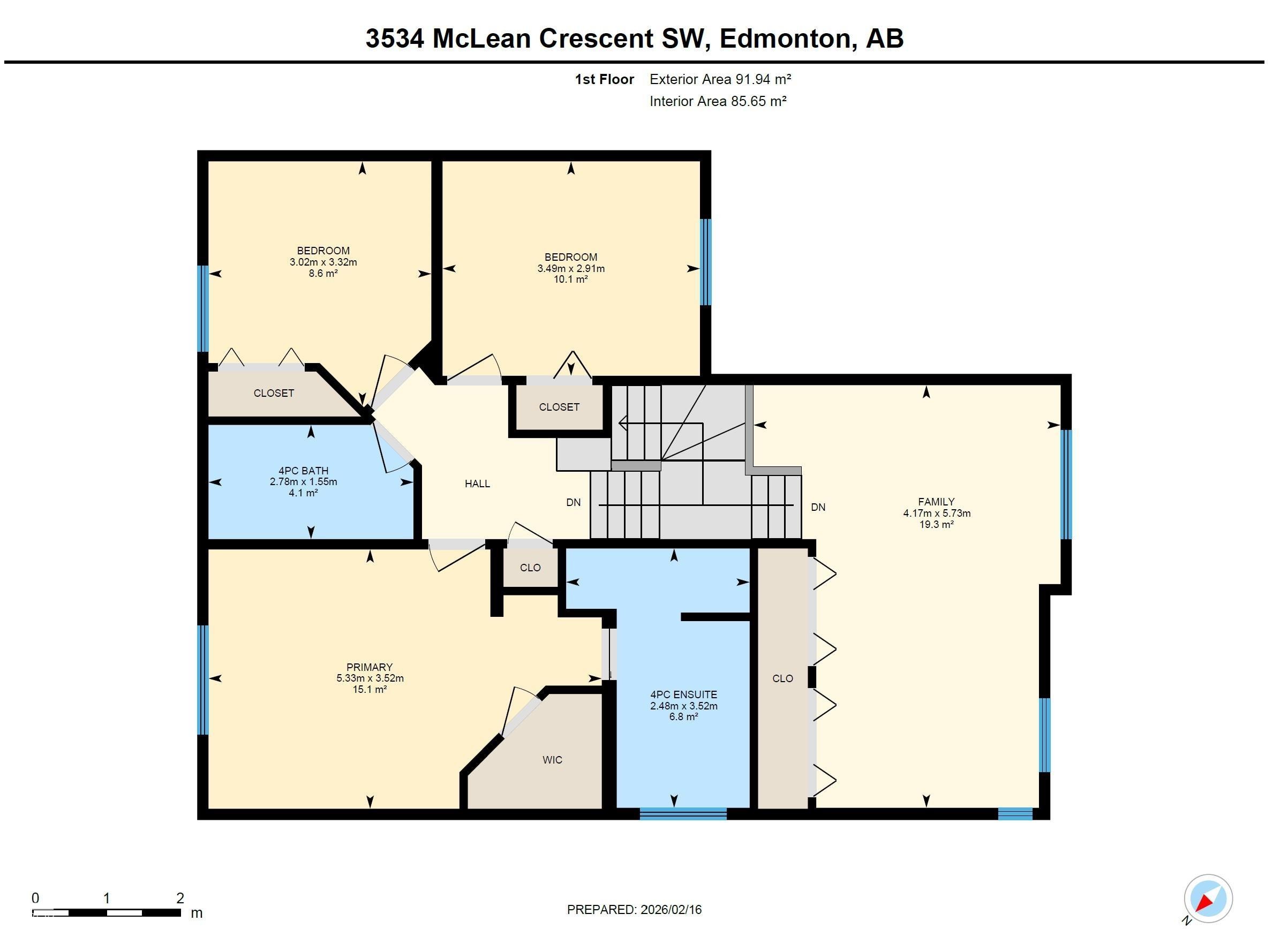 View of floor plan / room layout - 3534 Mclean Crescent, Edmonton, AB - Other