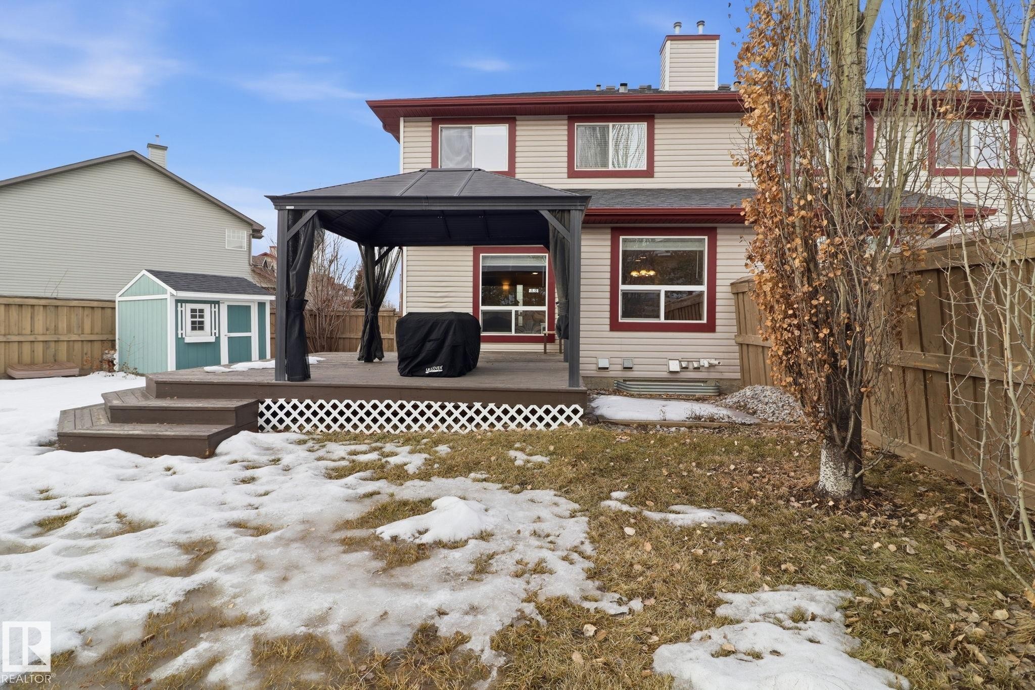 9037 Scott Crescent, Edmonton, AB - Outdoor With Deck Patio Veranda