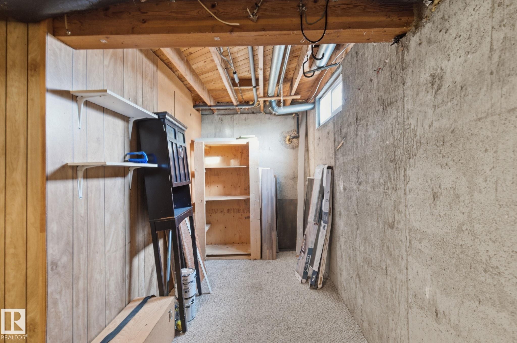 View of below grade area - 180 Londonderry Square, Edmonton, AB - Indoor Photo Showing Basement