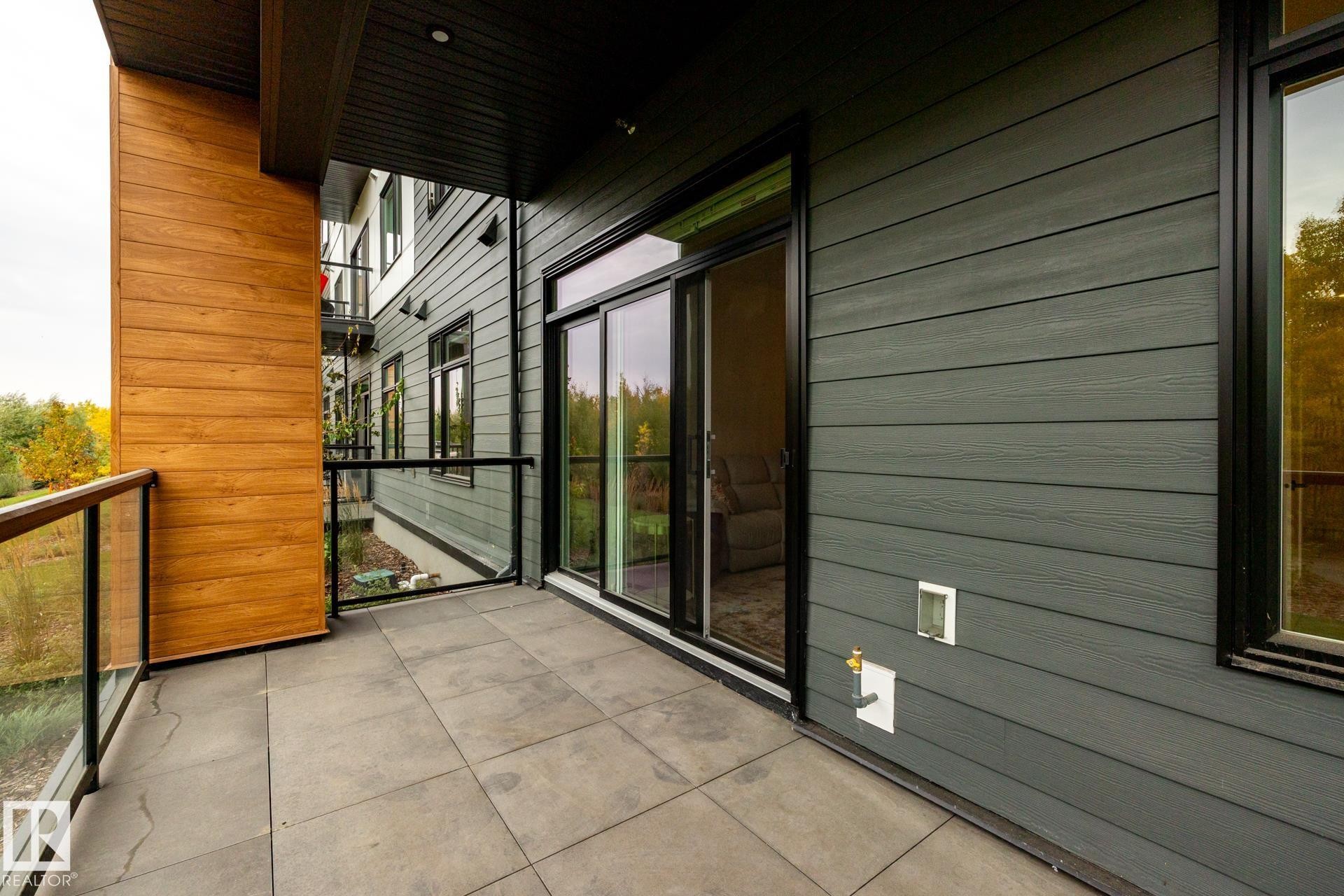 View of balcony - 112 7471 May Common, Edmonton, AB - Outdoor With Exterior