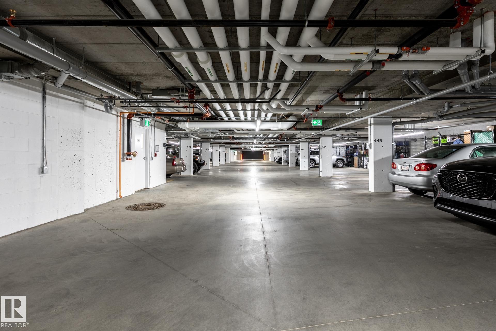 View of garage - 112 7471 May Common, Edmonton, AB - Indoor Photo Showing Garage