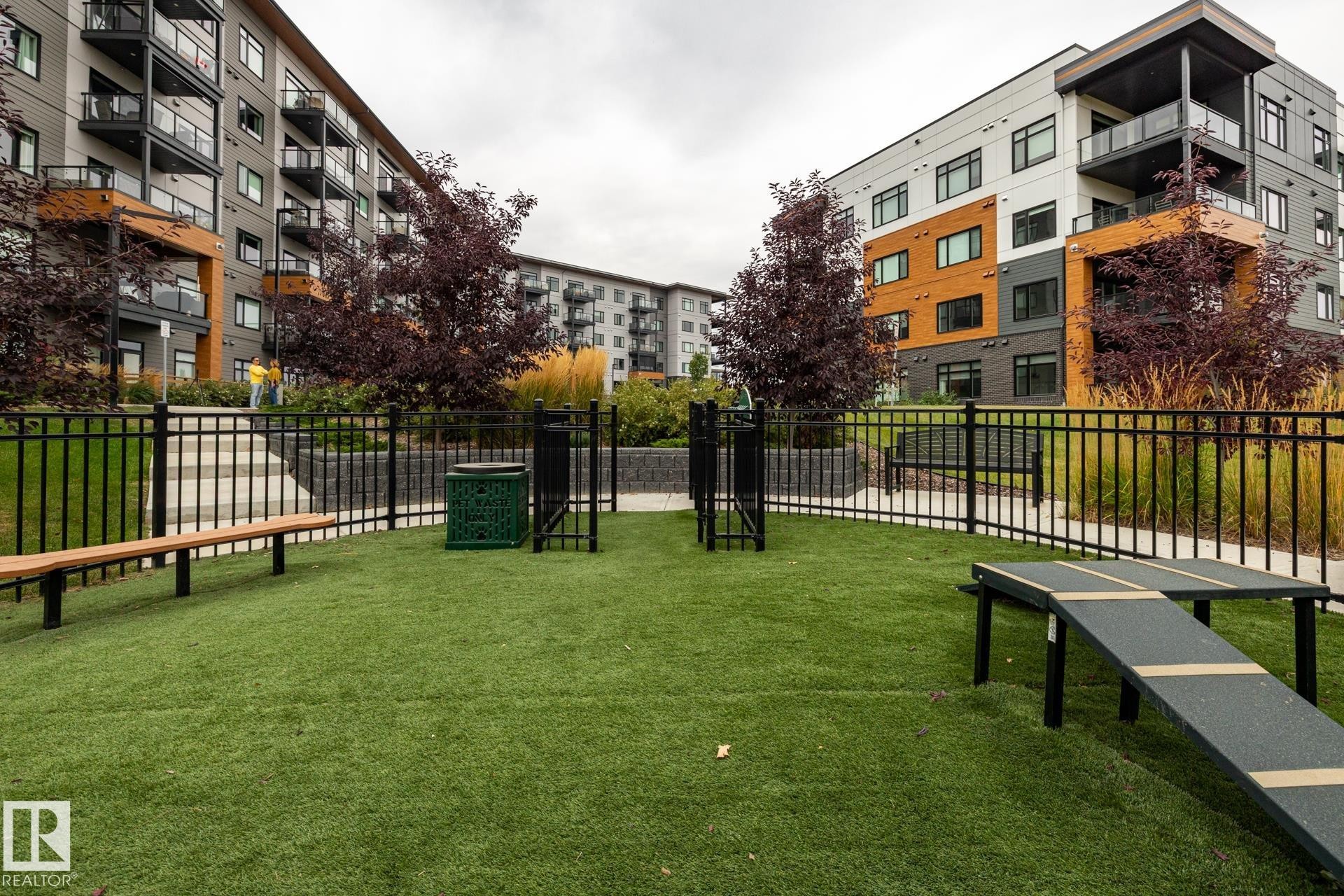 View of community featuring a dog friendly area - 112 7471 May Common, Edmonton, AB - Outdoor