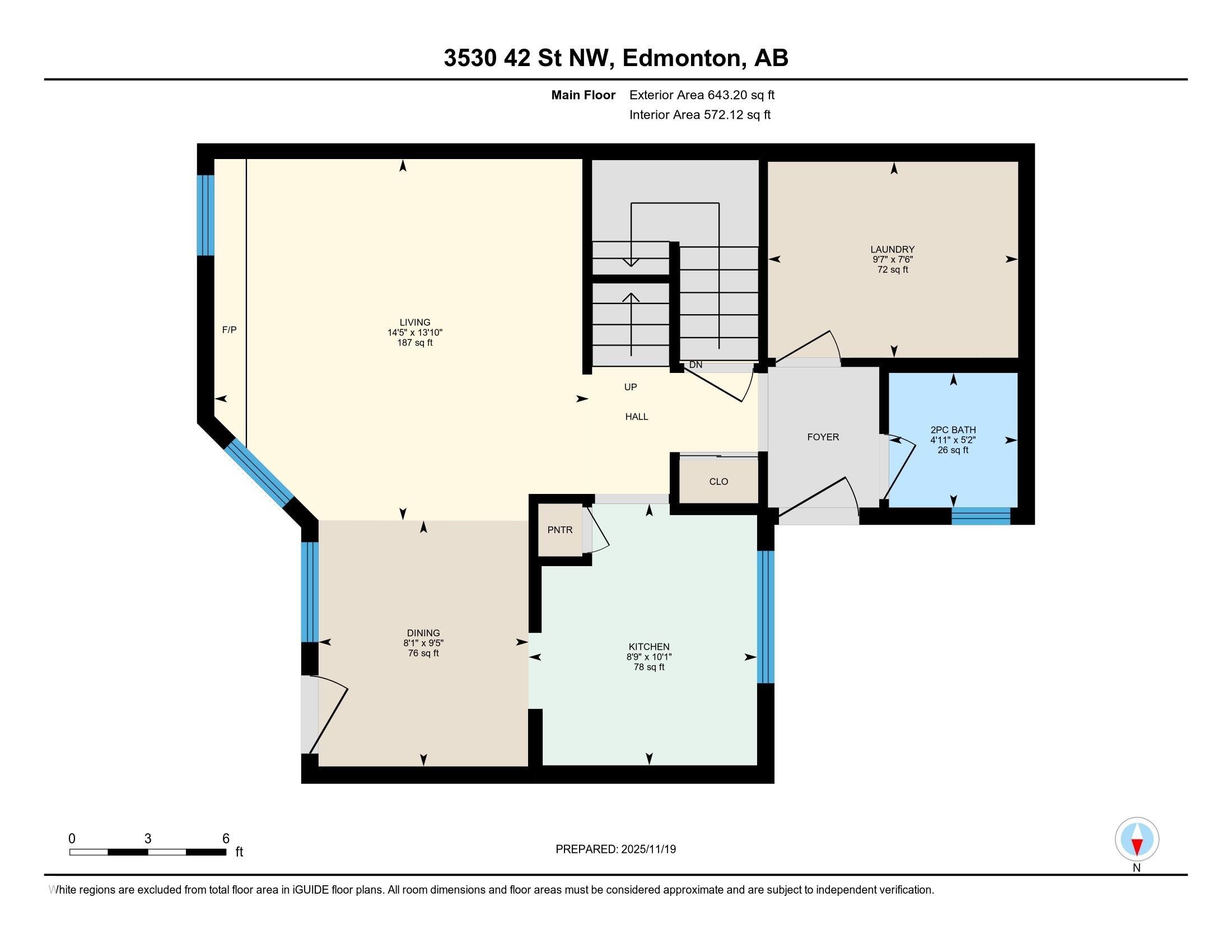View of room layout - 3530 42 Street, Edmonton, AB - Other