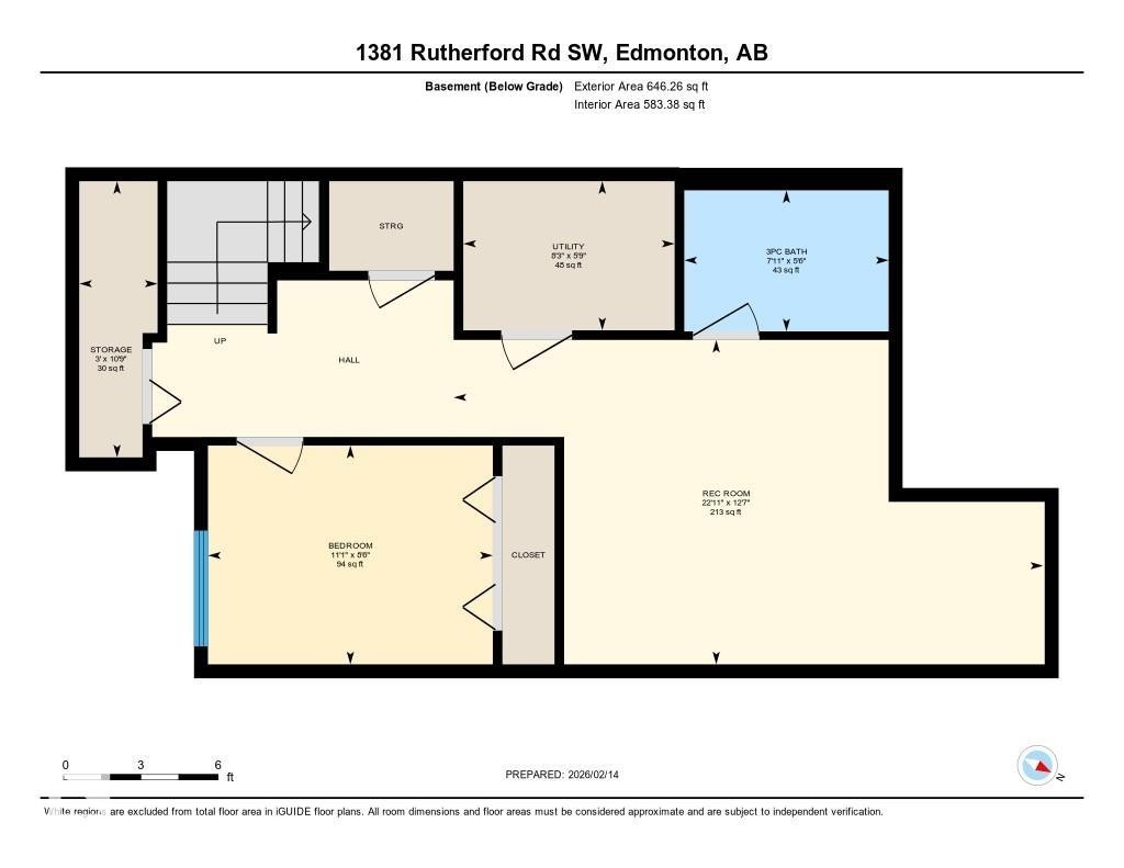 View of property floor plan - 1381 Rutherford Road, Edmonton, AB - Other