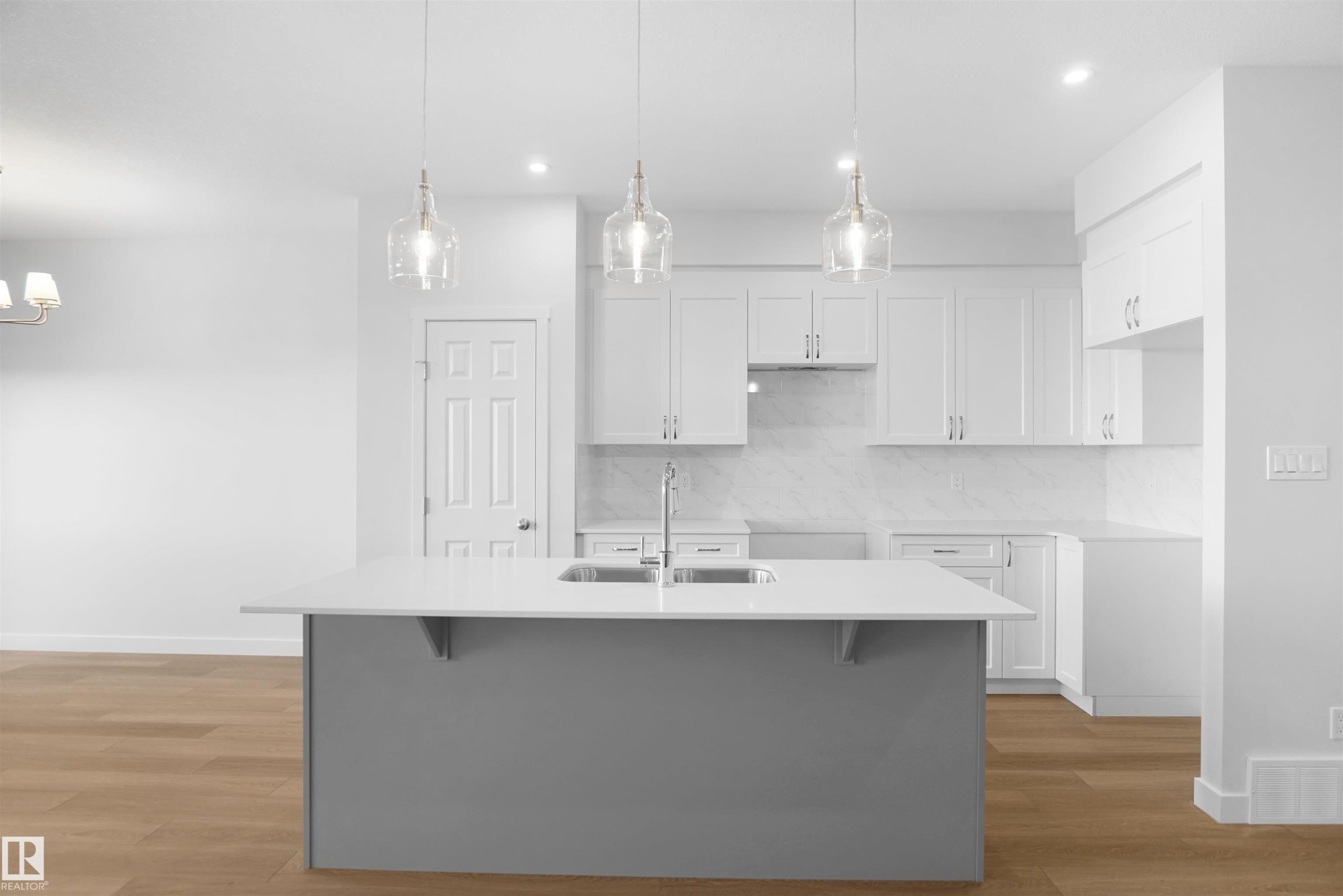 2124 210 Street, Edmonton, AB - Indoor Photo Showing Kitchen With Upgraded Kitchen