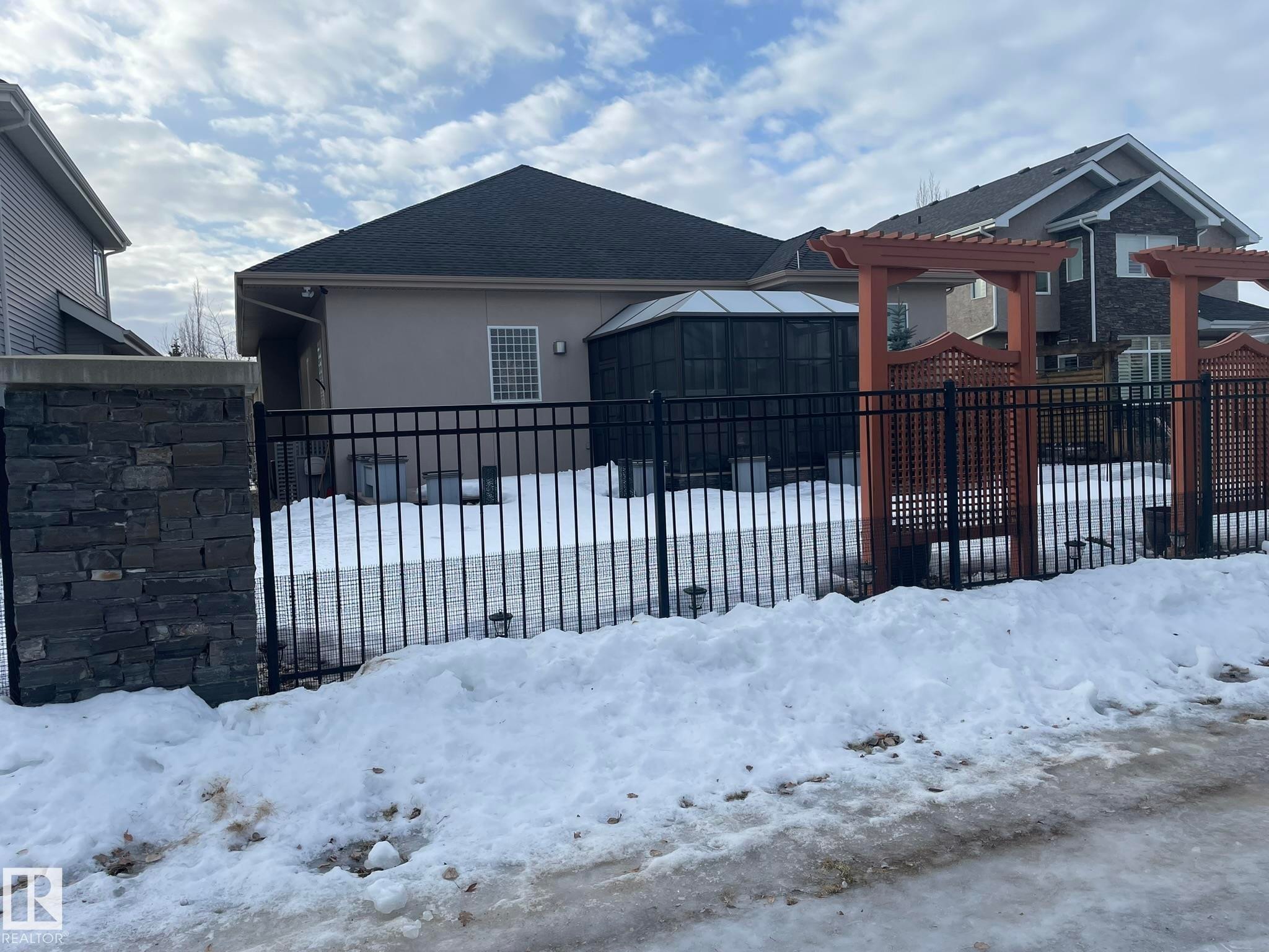 Gate featuring a patio area - 169 Callaghan Drive, Edmonton, AB - Outdoor
