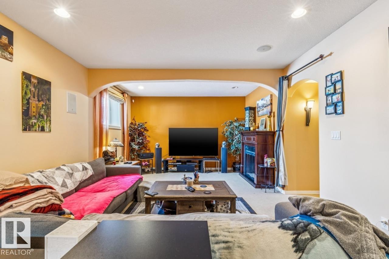 Great TV room - 38 3003 34 Avenue, Edmonton, AB - Indoor Photo Showing Living Room