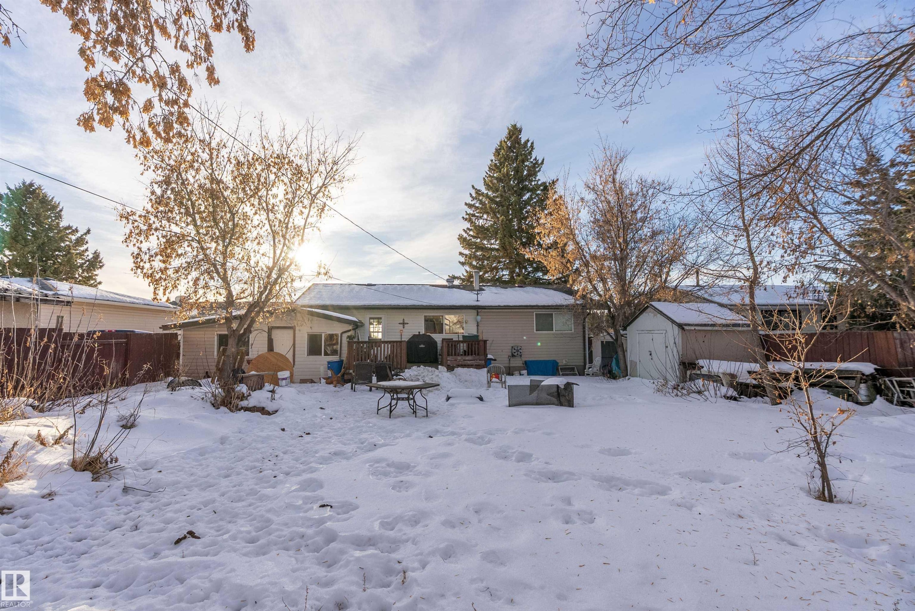 5132 49 Avenue, Onoway, AB - Outdoor With Deck Patio Veranda With Backyard