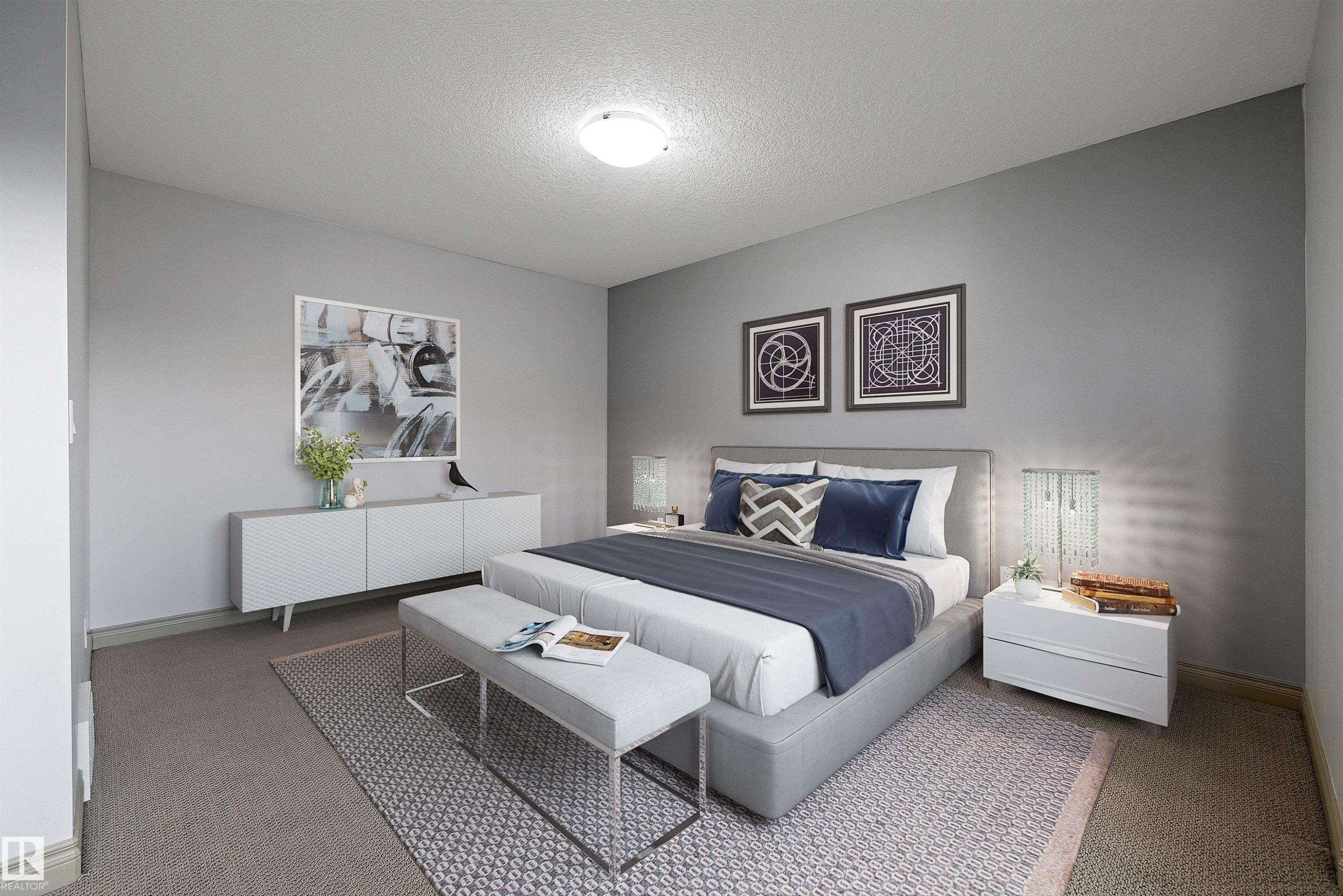 17 903 Rutherford Road, Edmonton, AB - Indoor Photo Showing Bedroom