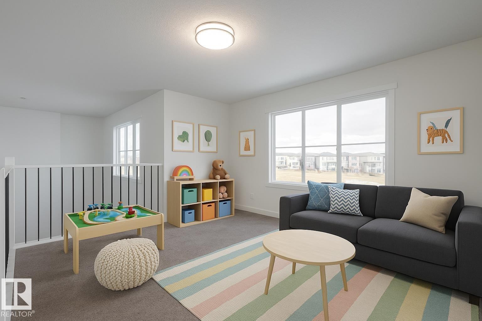 7805 Kipnes Link, Edmonton, AB - Indoor Photo Showing Living Room