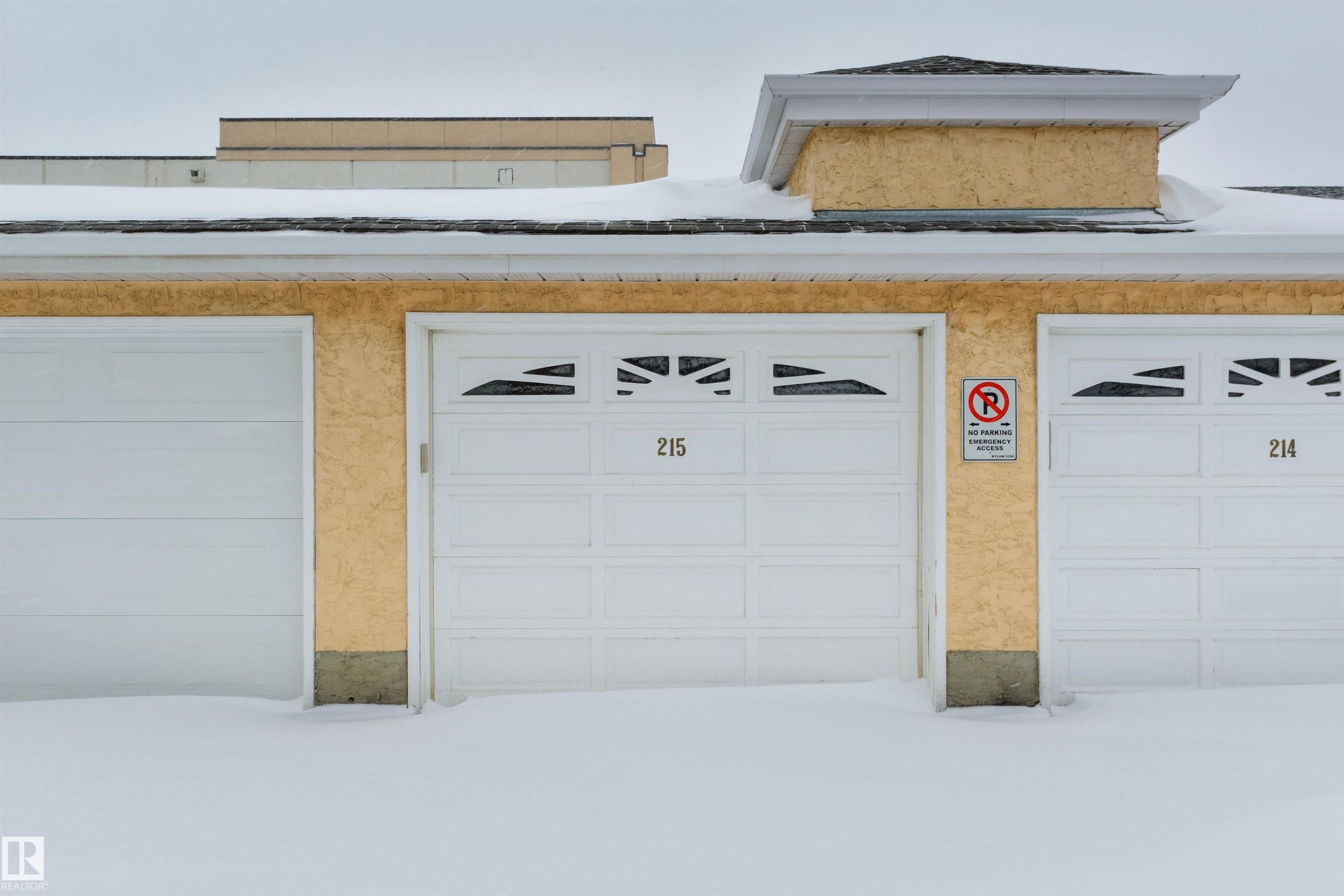 View of garage - 232 15499 Castle Downs Road, Edmonton, AB - Outdoor With Exterior