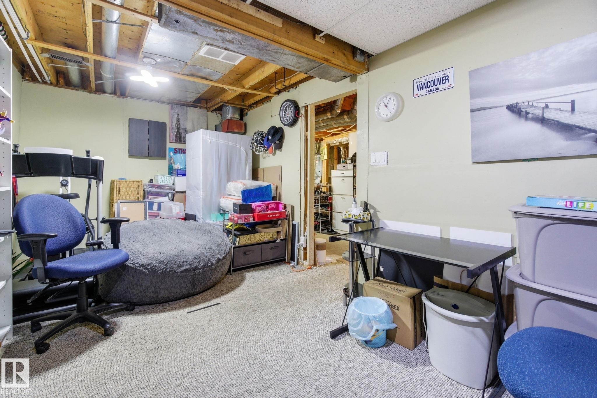 614 Saddleback Road, Edmonton, AB - Indoor Photo Showing Basement