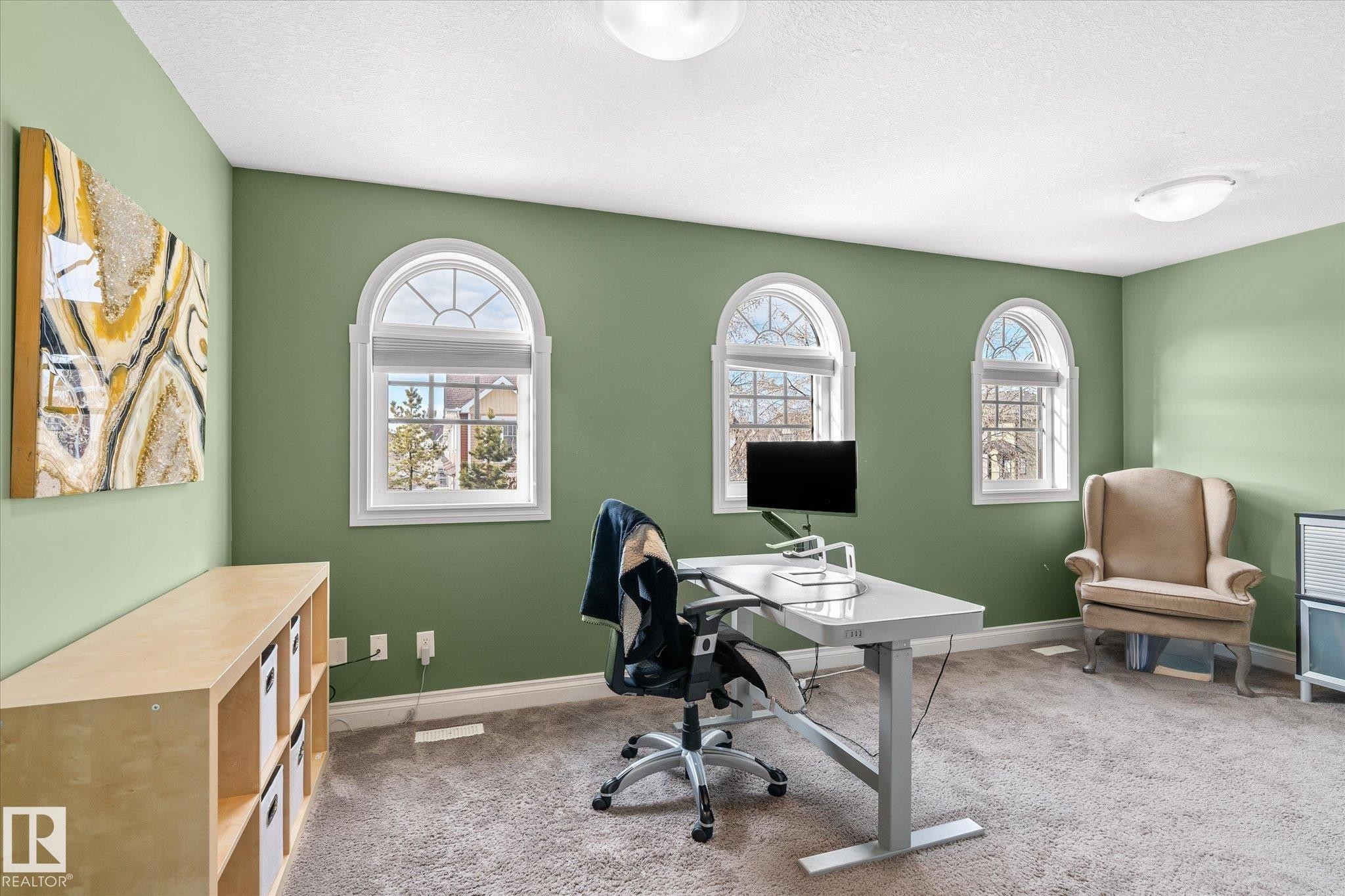 4929 Terwillegar Common, Edmonton, AB - Indoor Photo Showing Office