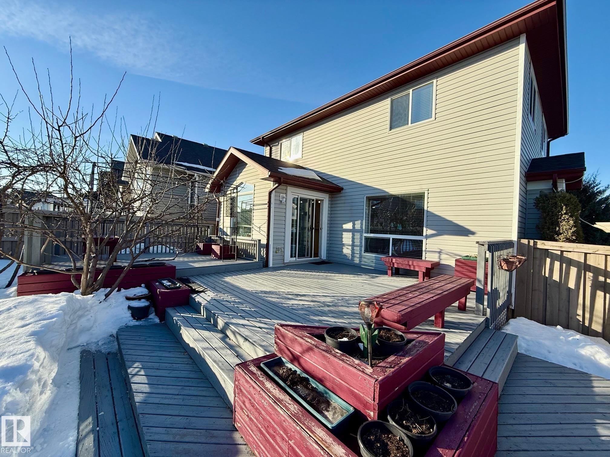 7376 Singer Way, Edmonton, AB - Outdoor With Deck Patio Veranda With Exterior